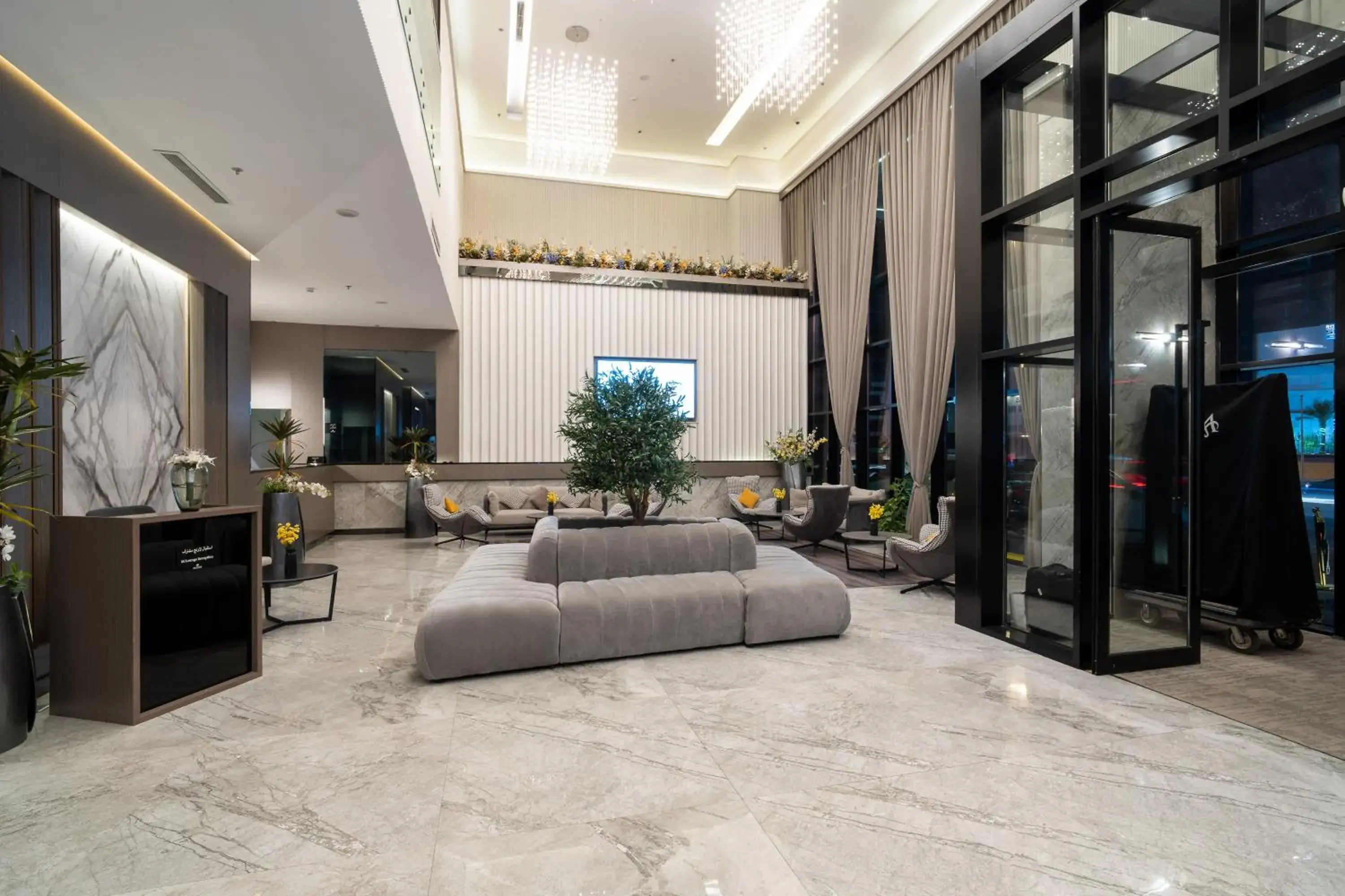 Lobby or reception, Bed in Msharef Almoden hotel Lobby or reception, Bed in Msharef Almoden hotel