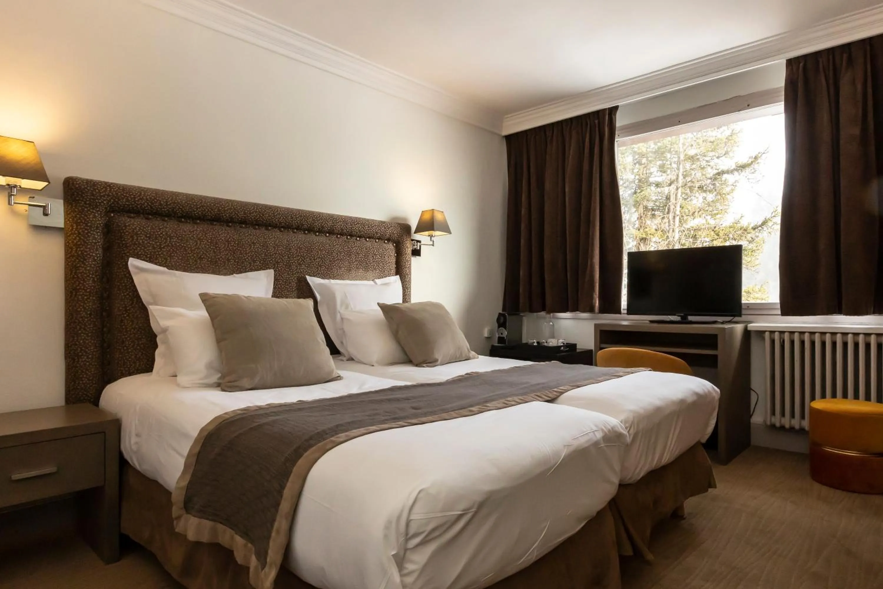 Bed in Odalys Hotel New Solarium