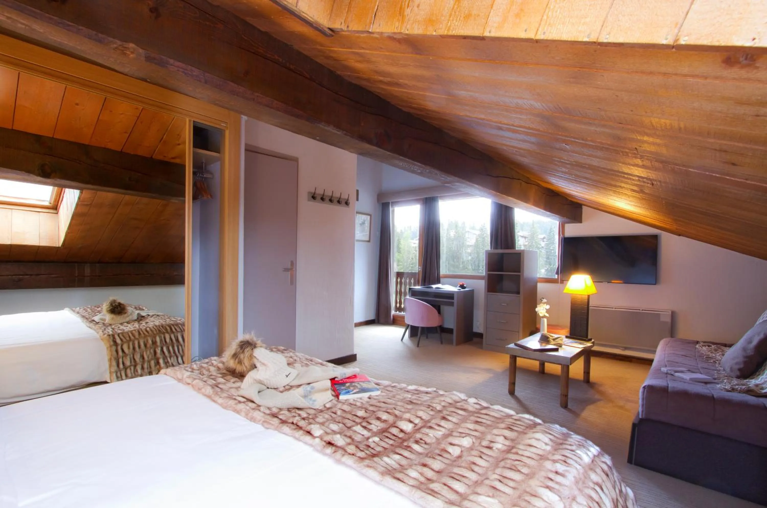 Bed in Odalys Hotel New Solarium