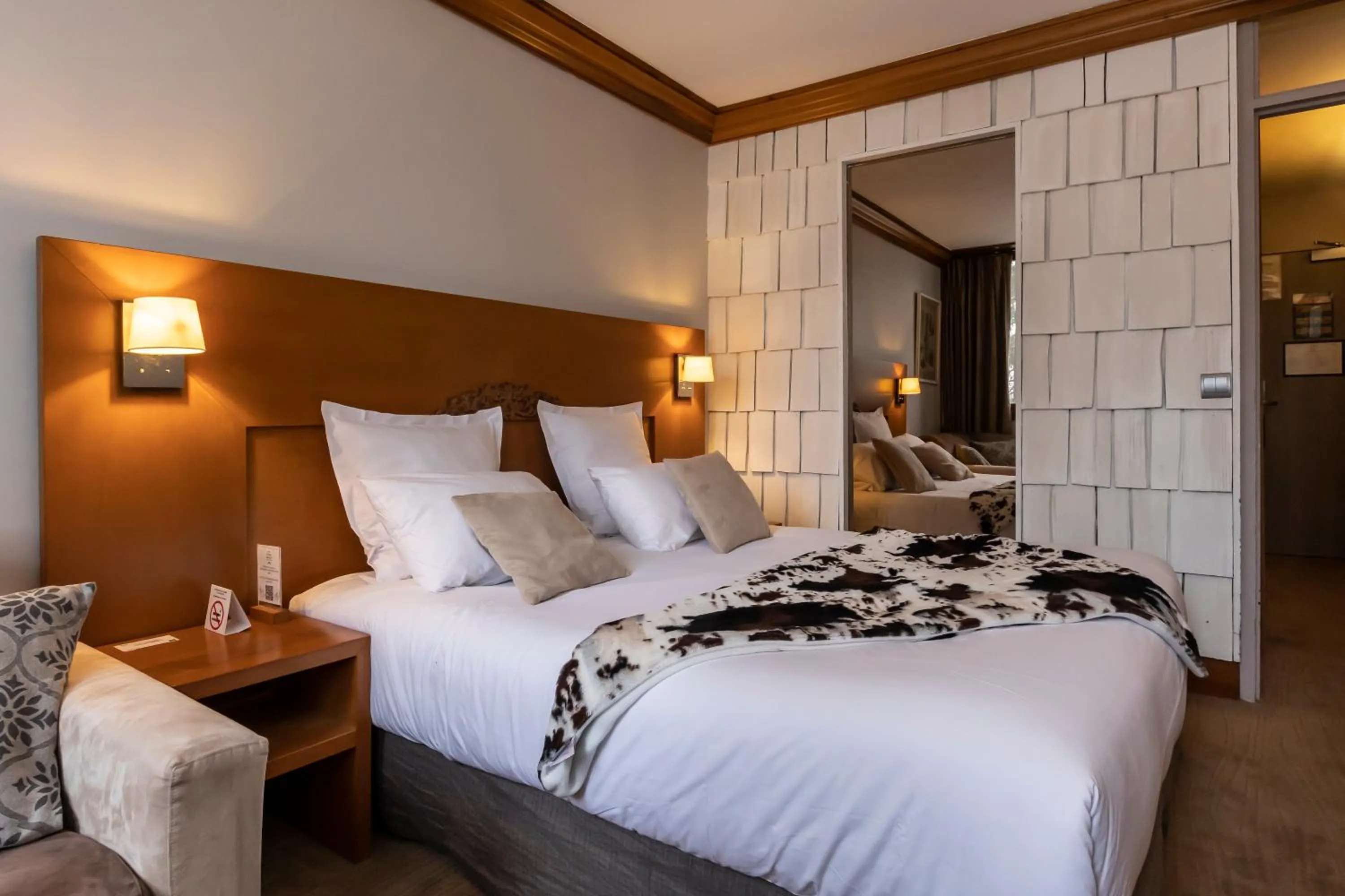 Bed in Odalys Hotel New Solarium