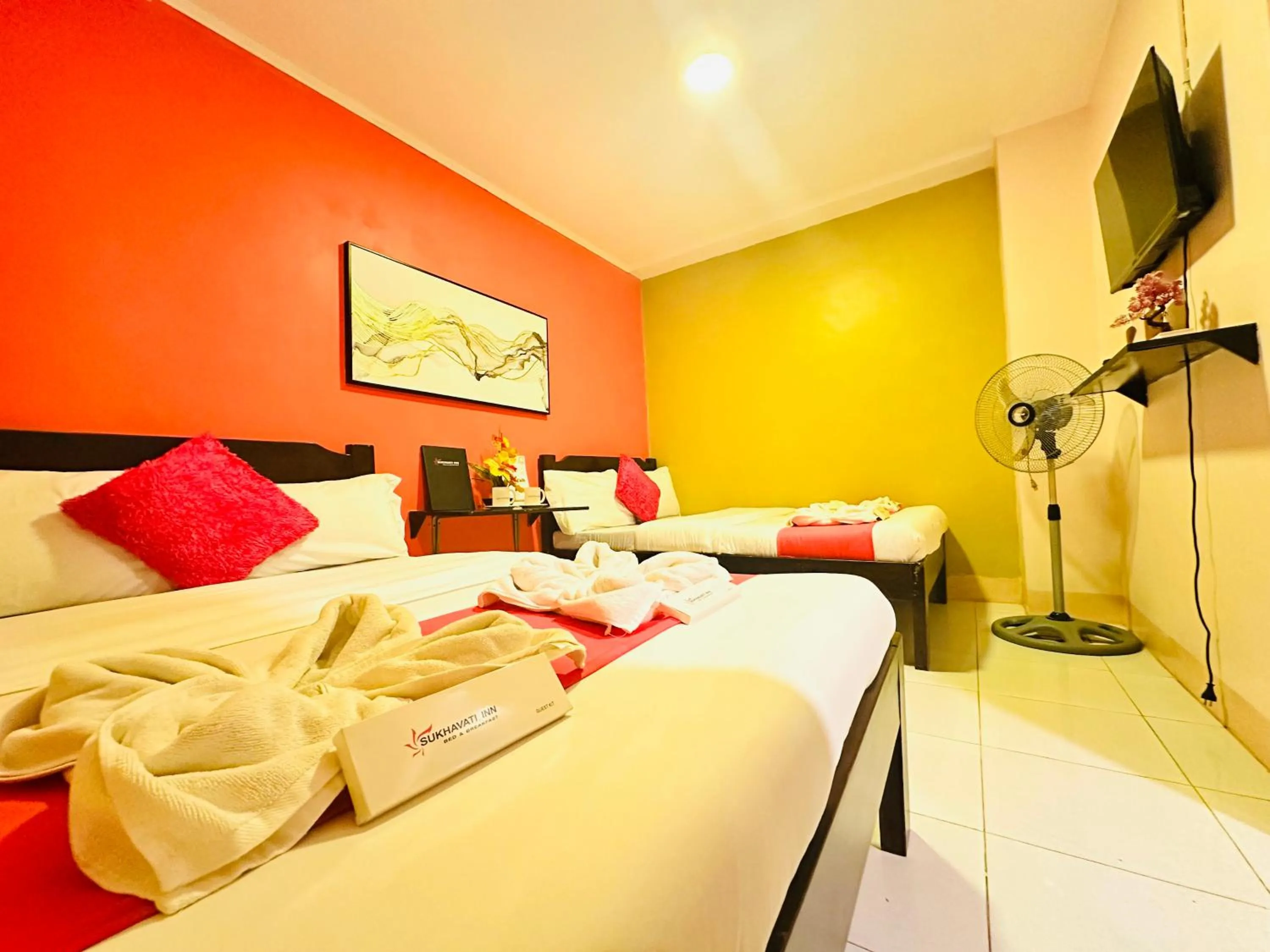 Bed in Sukhavati Inn