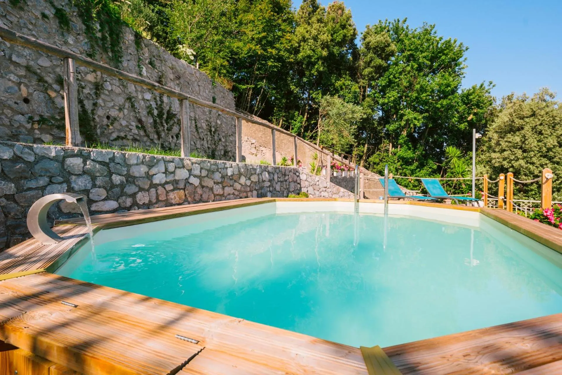 Pool view in Monte Brusara Relais