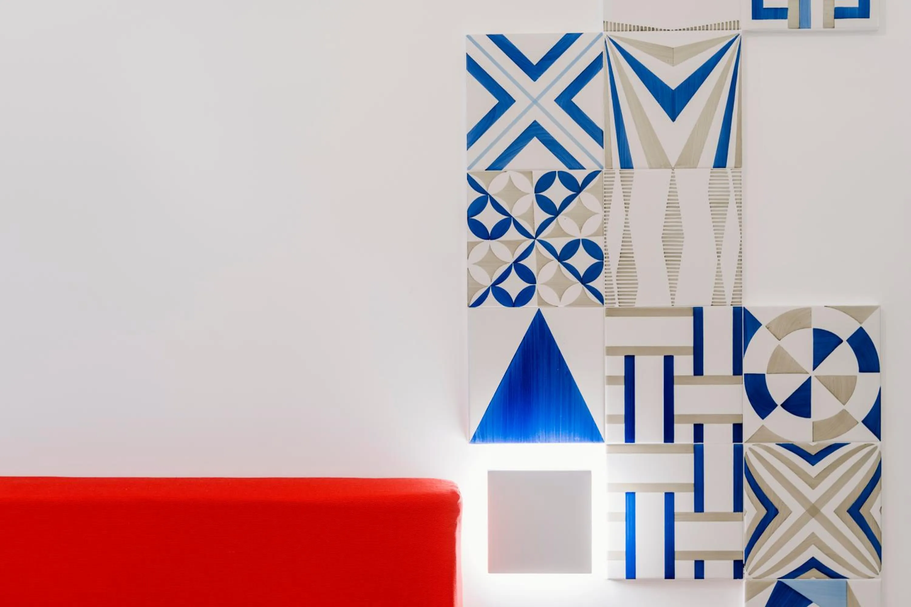 Decorative detail in Monte Brusara Relais