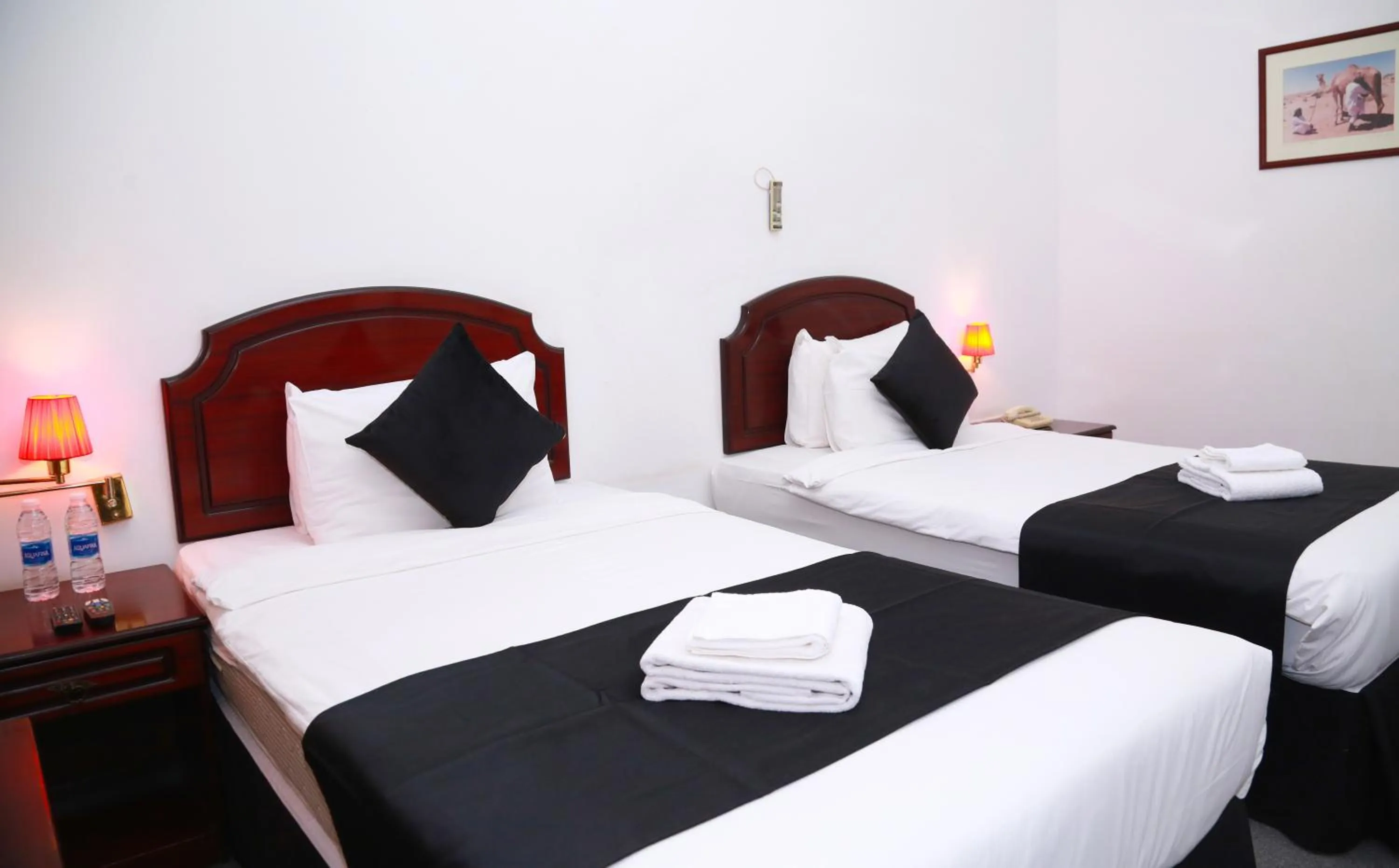 Bed in Ibri Oasis Hotel