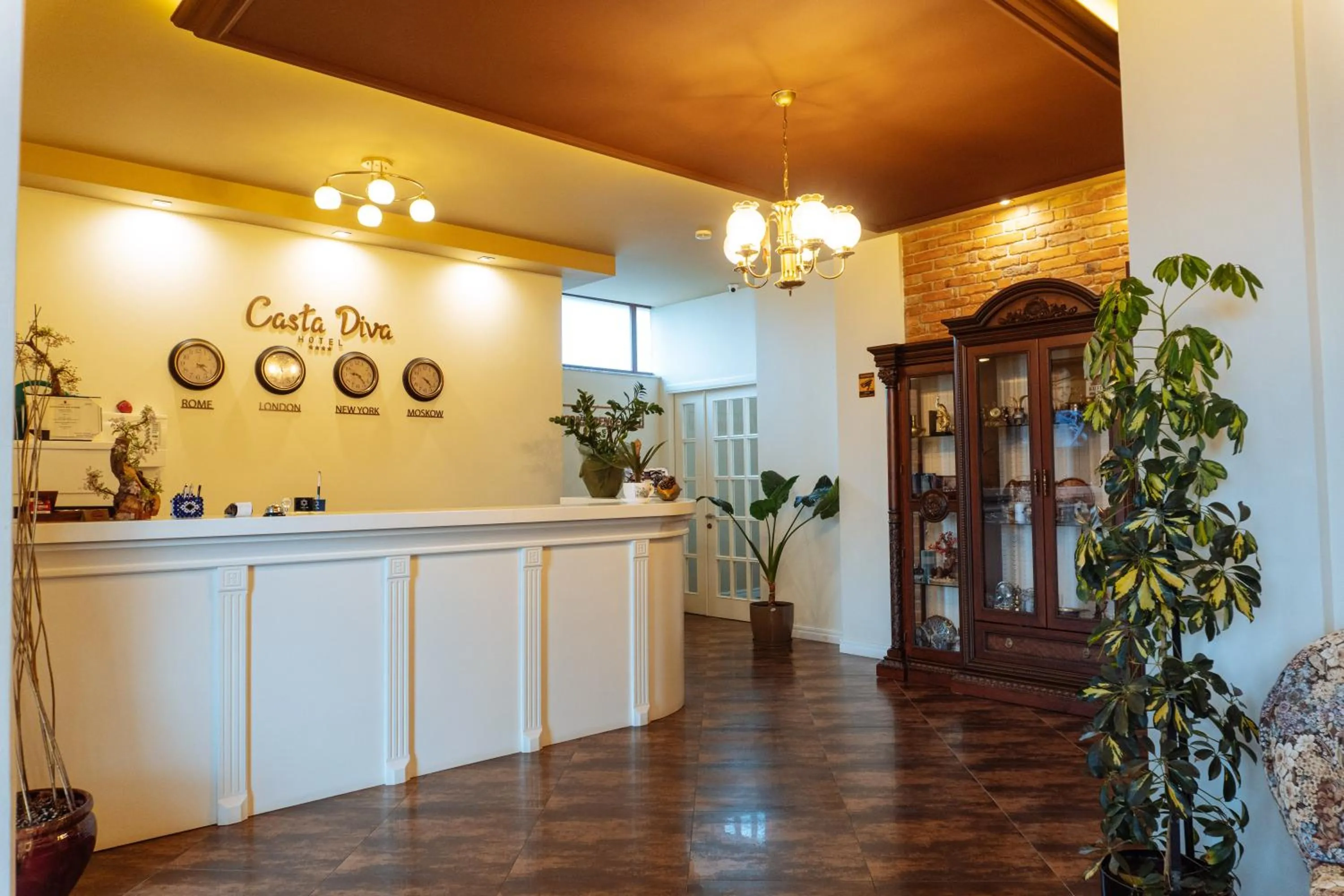 Decorative detail in Casta Diva Boutique Hotel