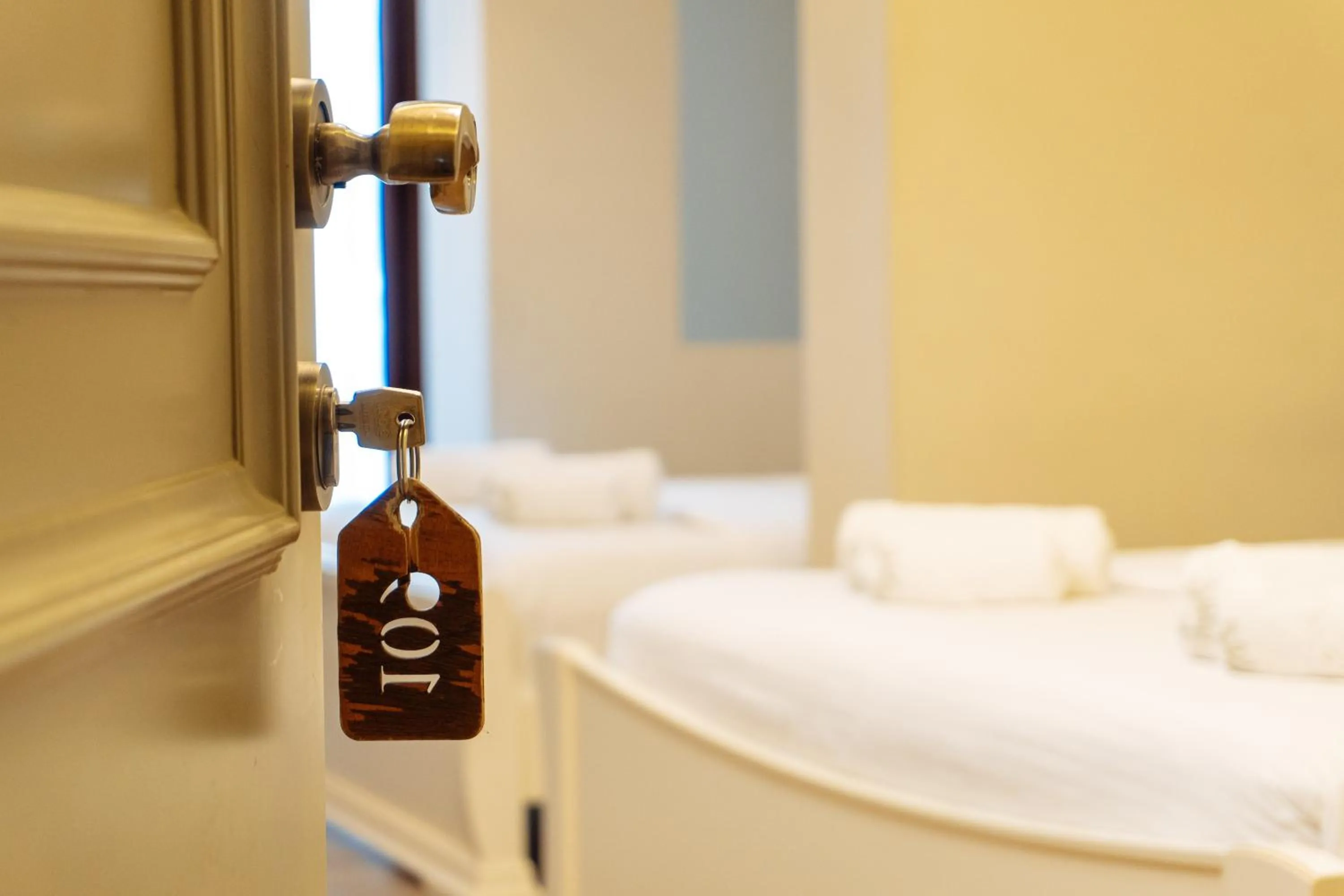 Decorative detail, Bed in Casta Diva Boutique Hotel
