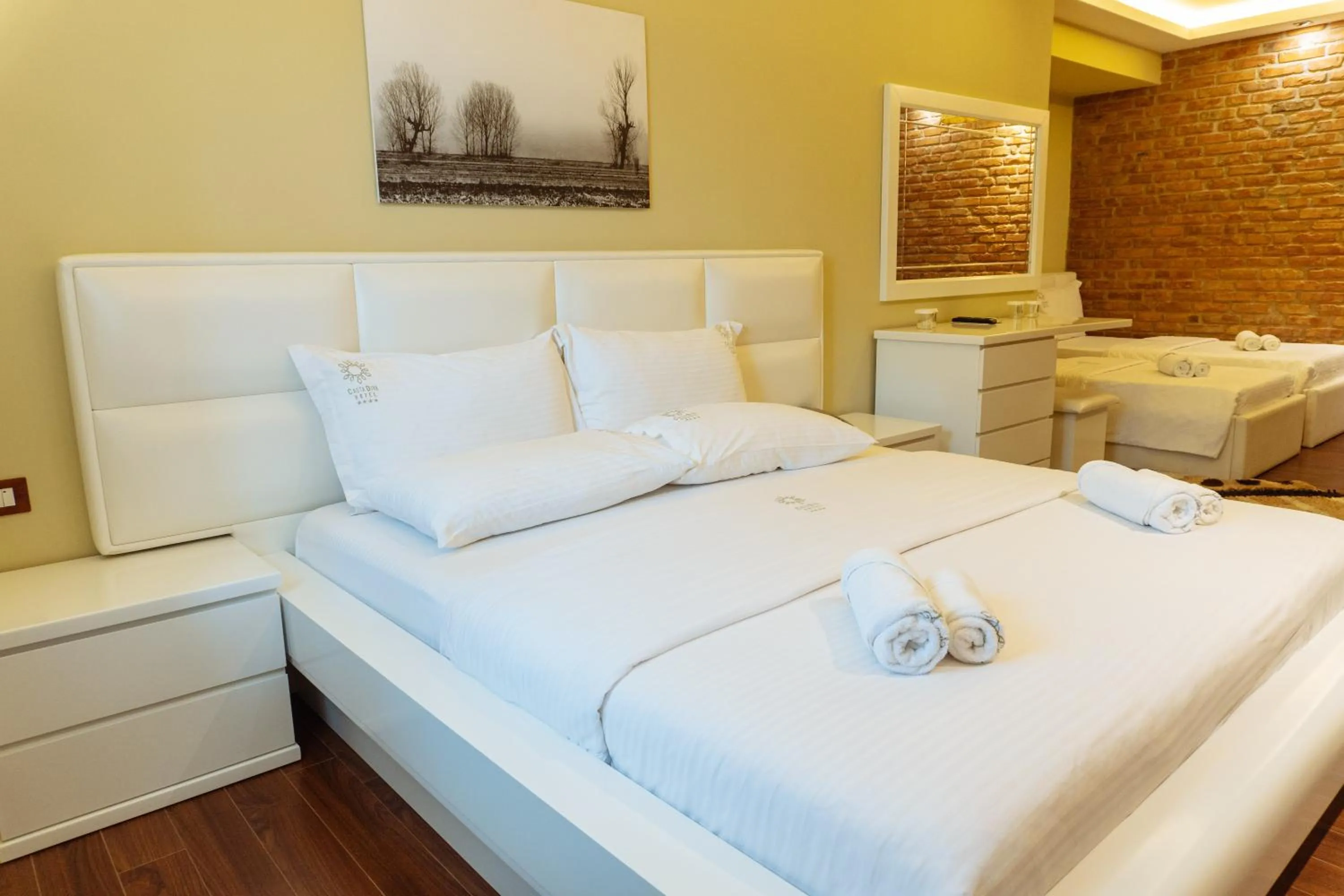 Bed in Casta Diva Boutique Hotel