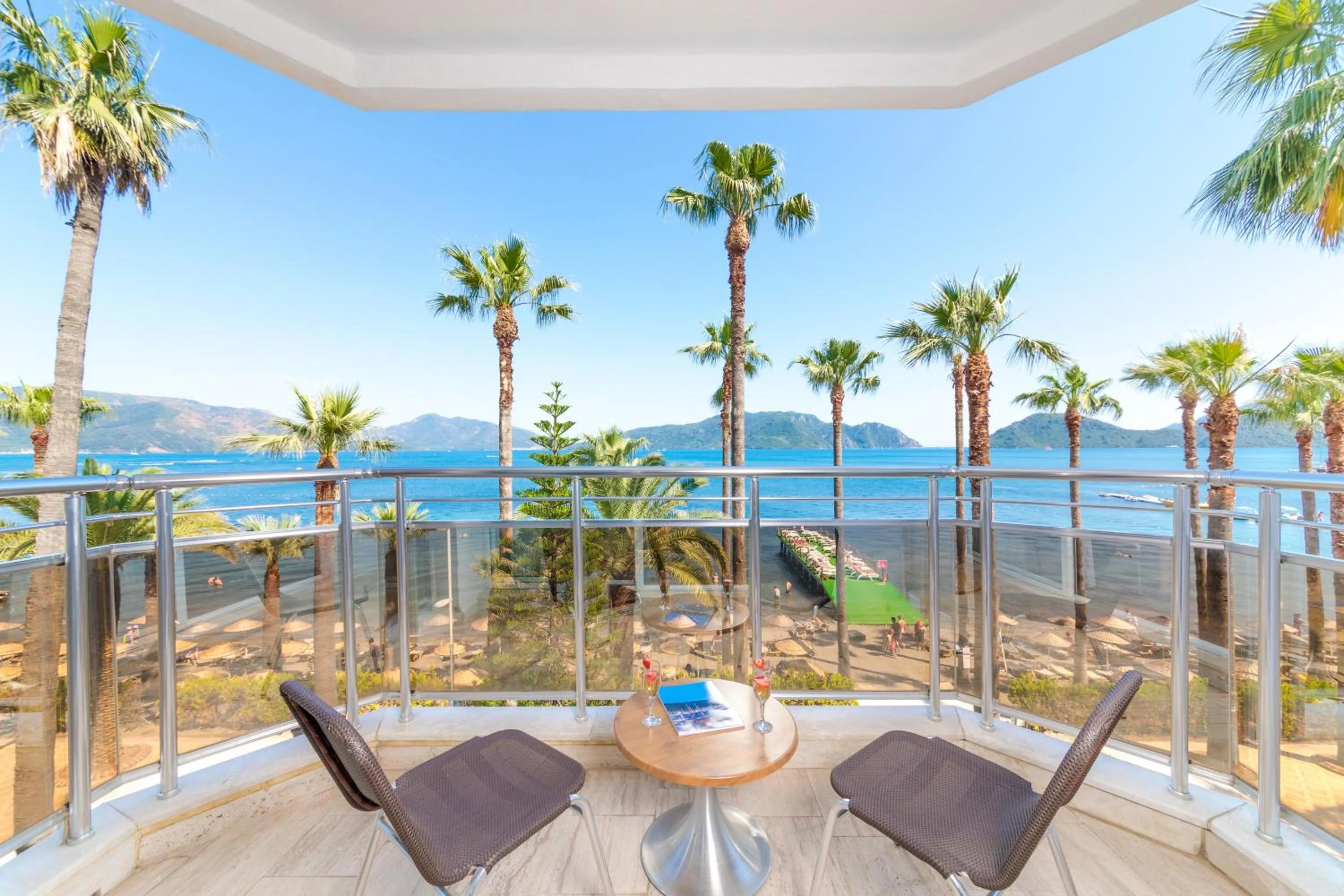 Patio in Prime Beach Hotel