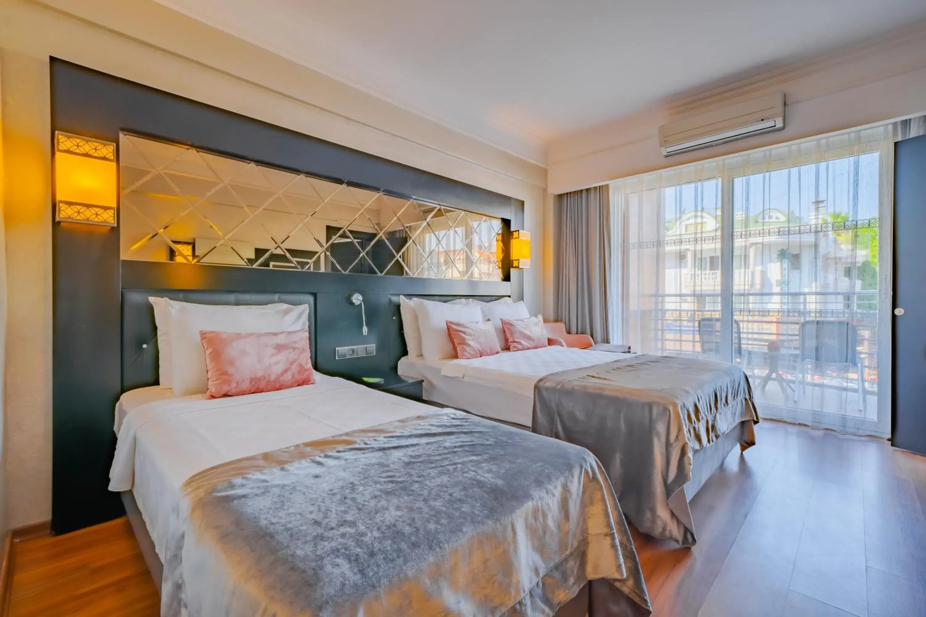 Bed in Prime Beach Hotel Bed in Prime Beach Hotel