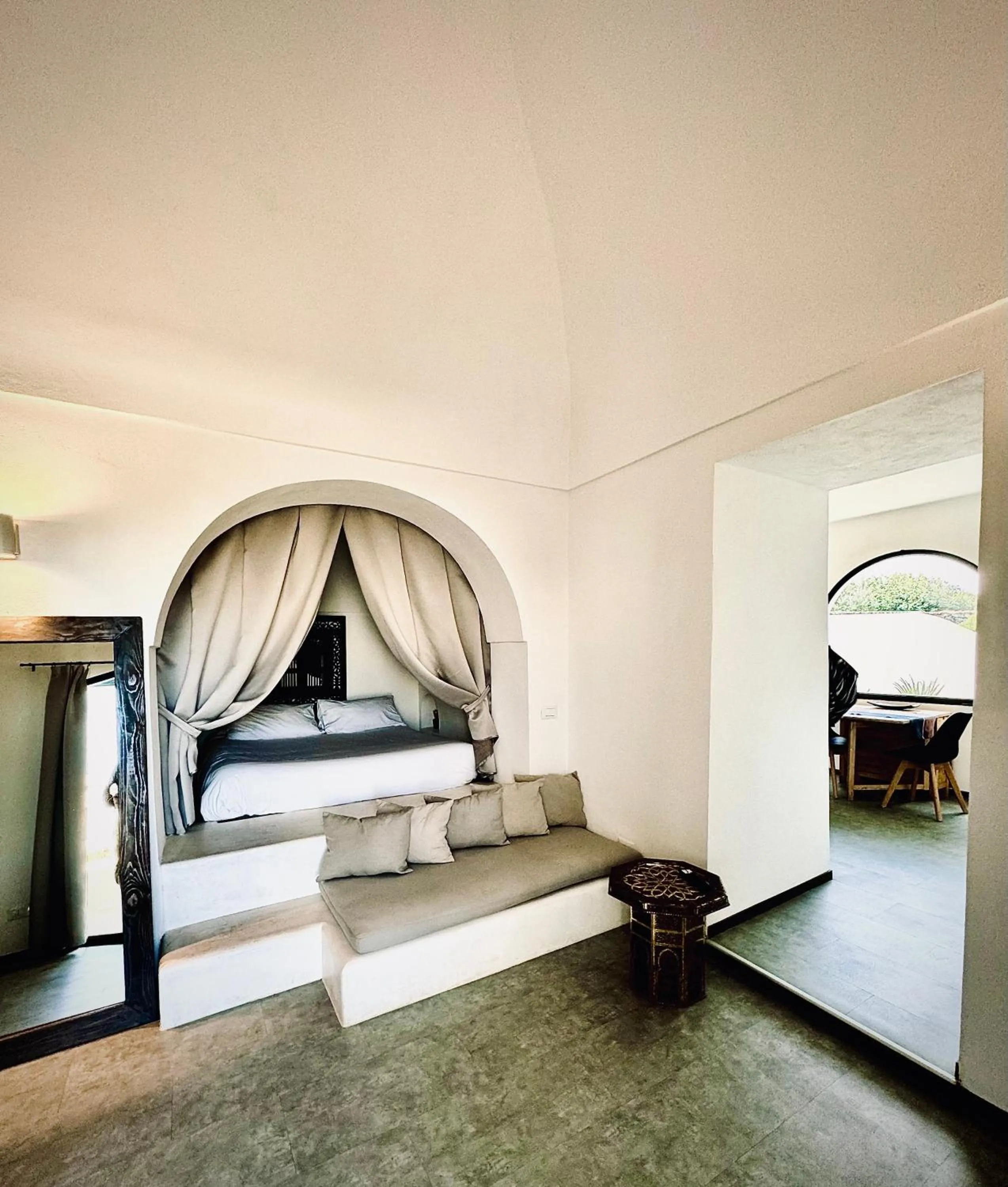 Living room, Bed in Etherea - I Dammusini di Pantelleria