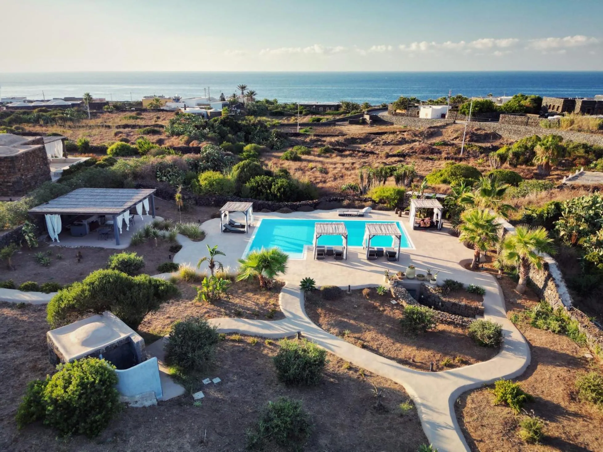Bird's eye view in Etherea - I Dammusini di Pantelleria
