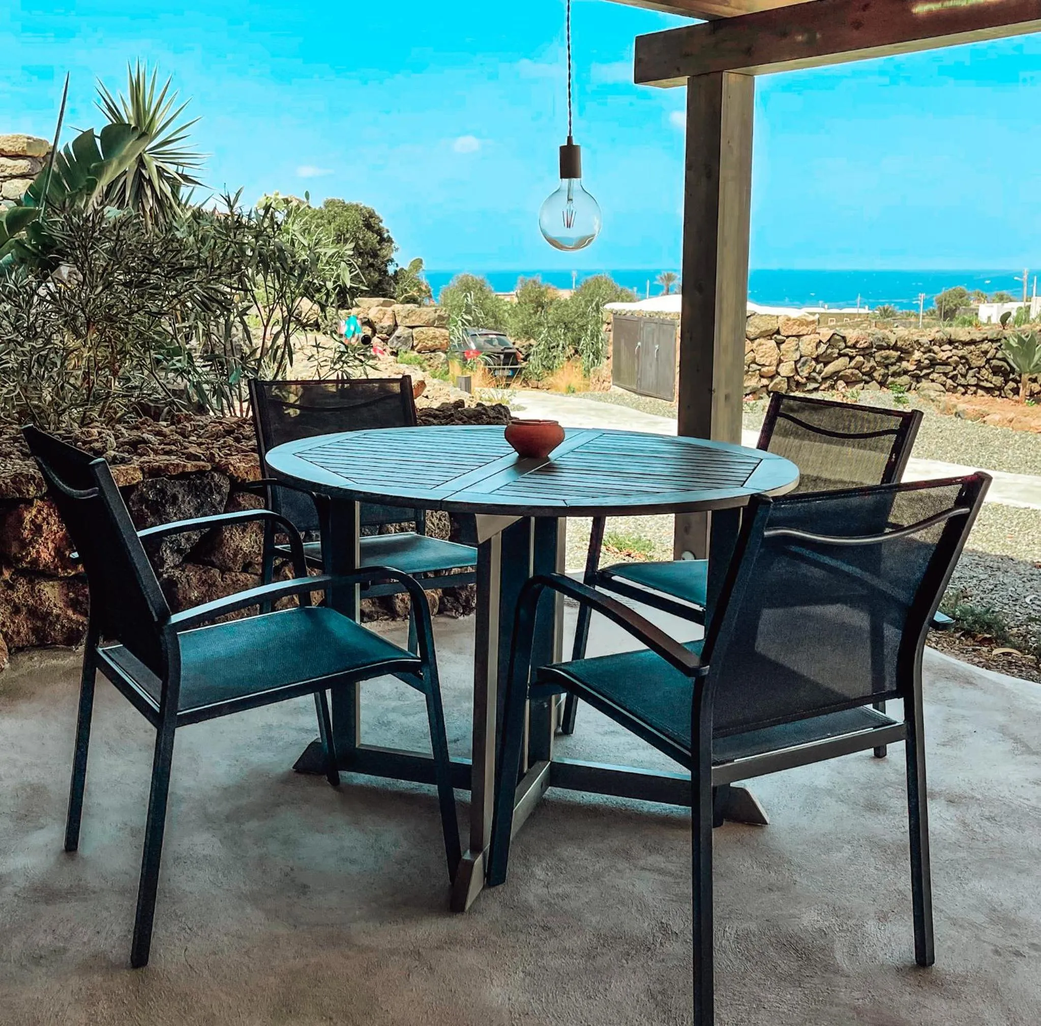 Seating area in Etherea - I Dammusini di Pantelleria