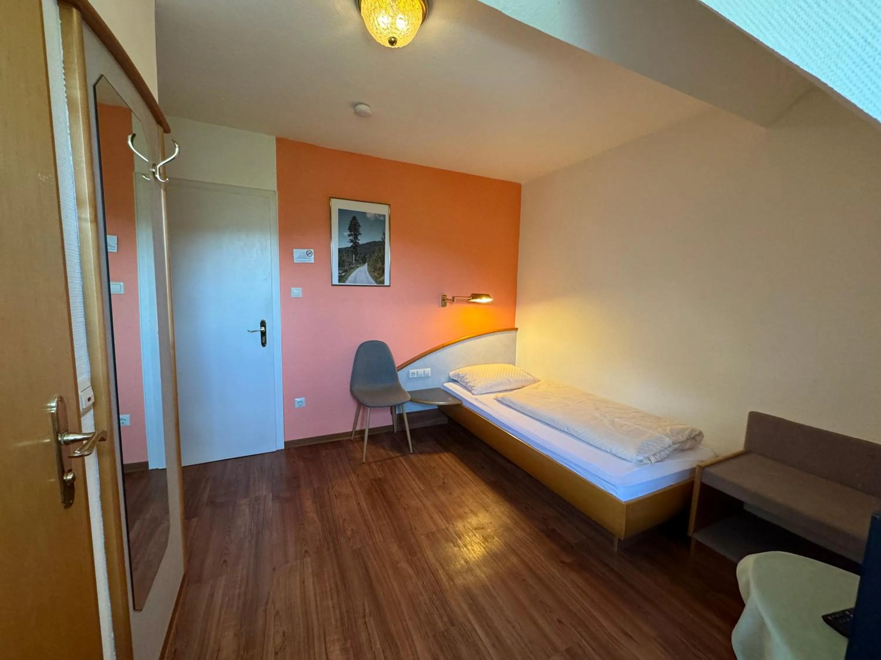 Bed in Landgasthaus waldhorn