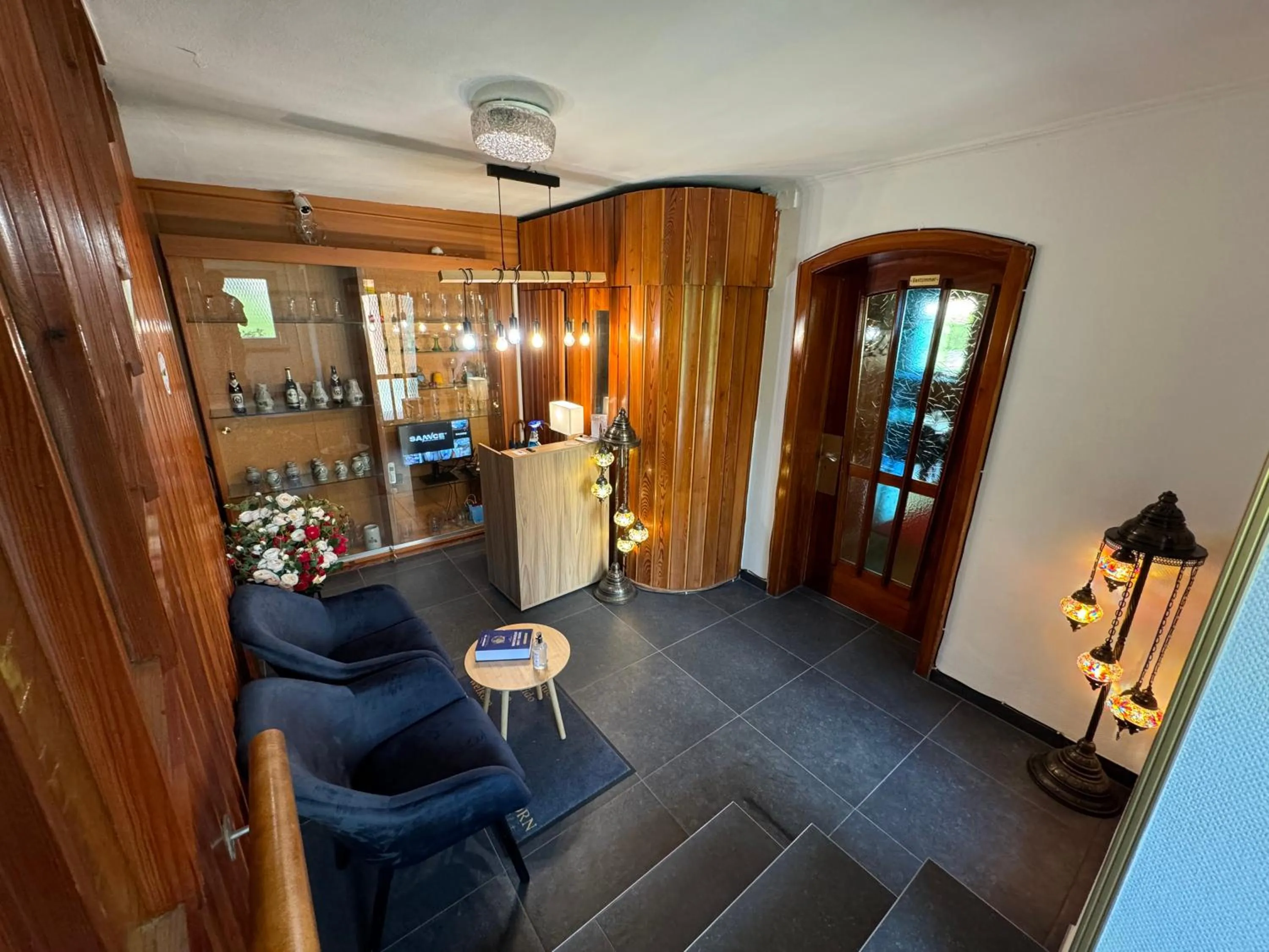 Lobby or reception in Landgasthaus waldhorn