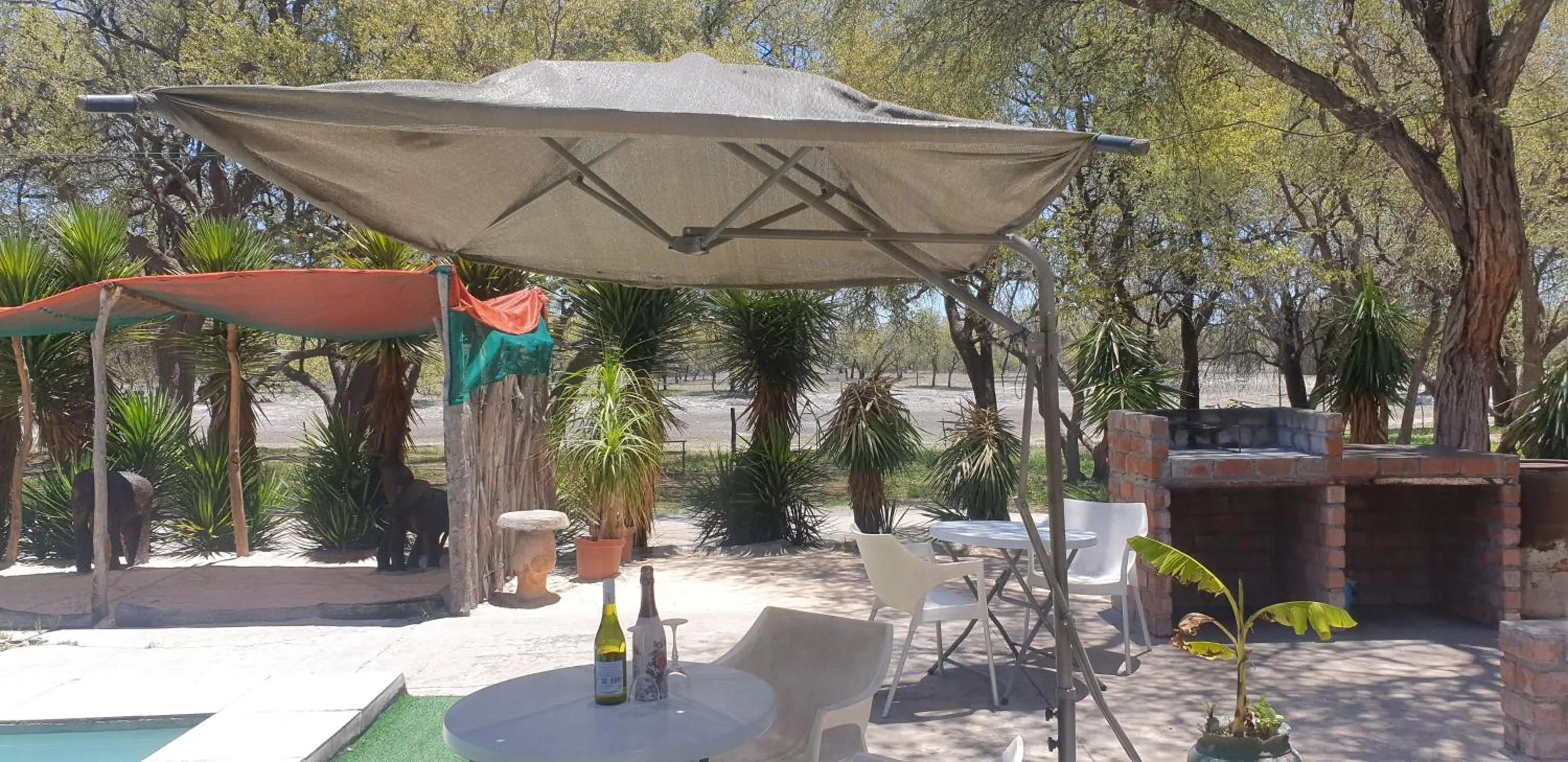 Patio in Paradise Camp Game Lodge