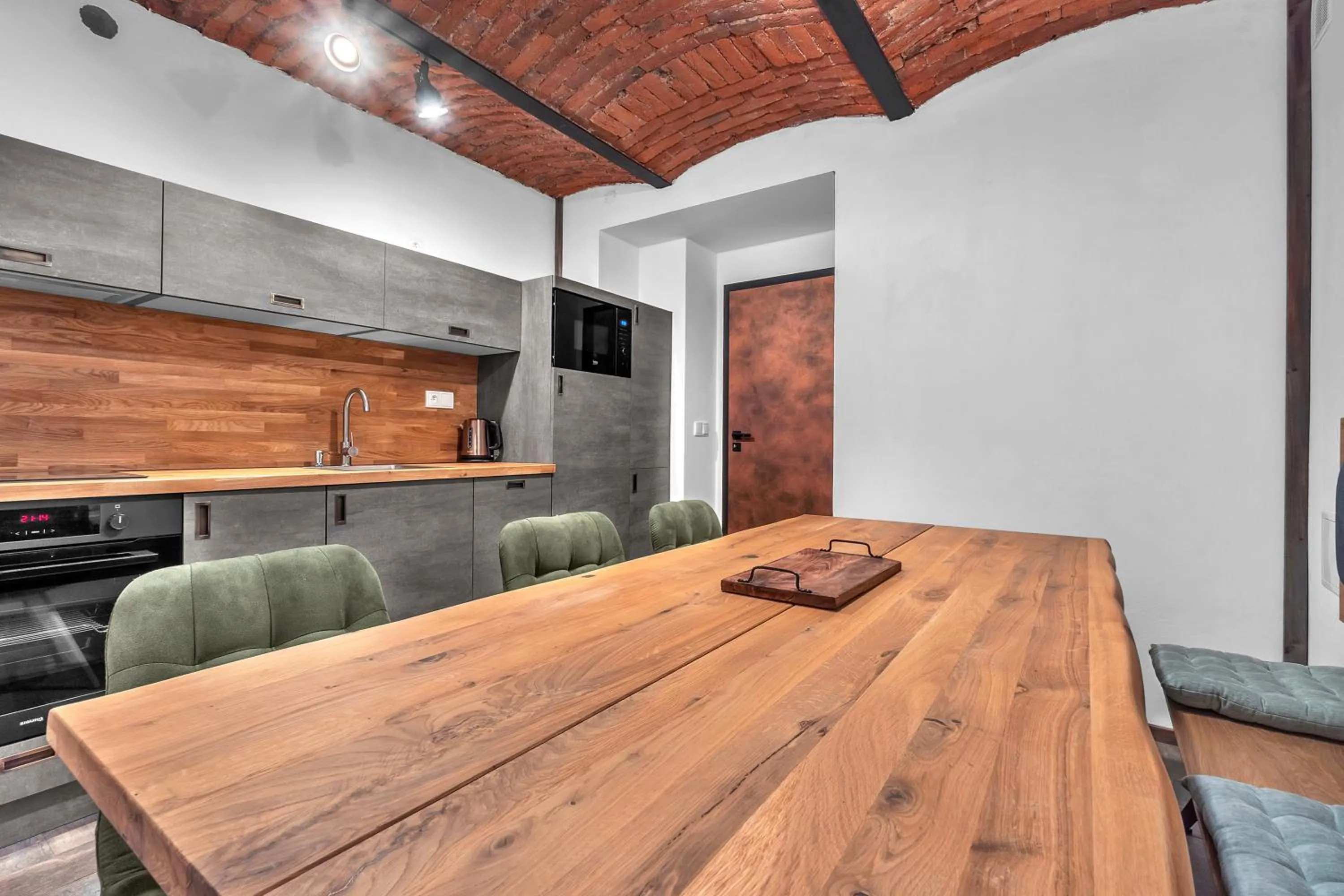 Kitchen or kitchenette in Ludvíkova bouda