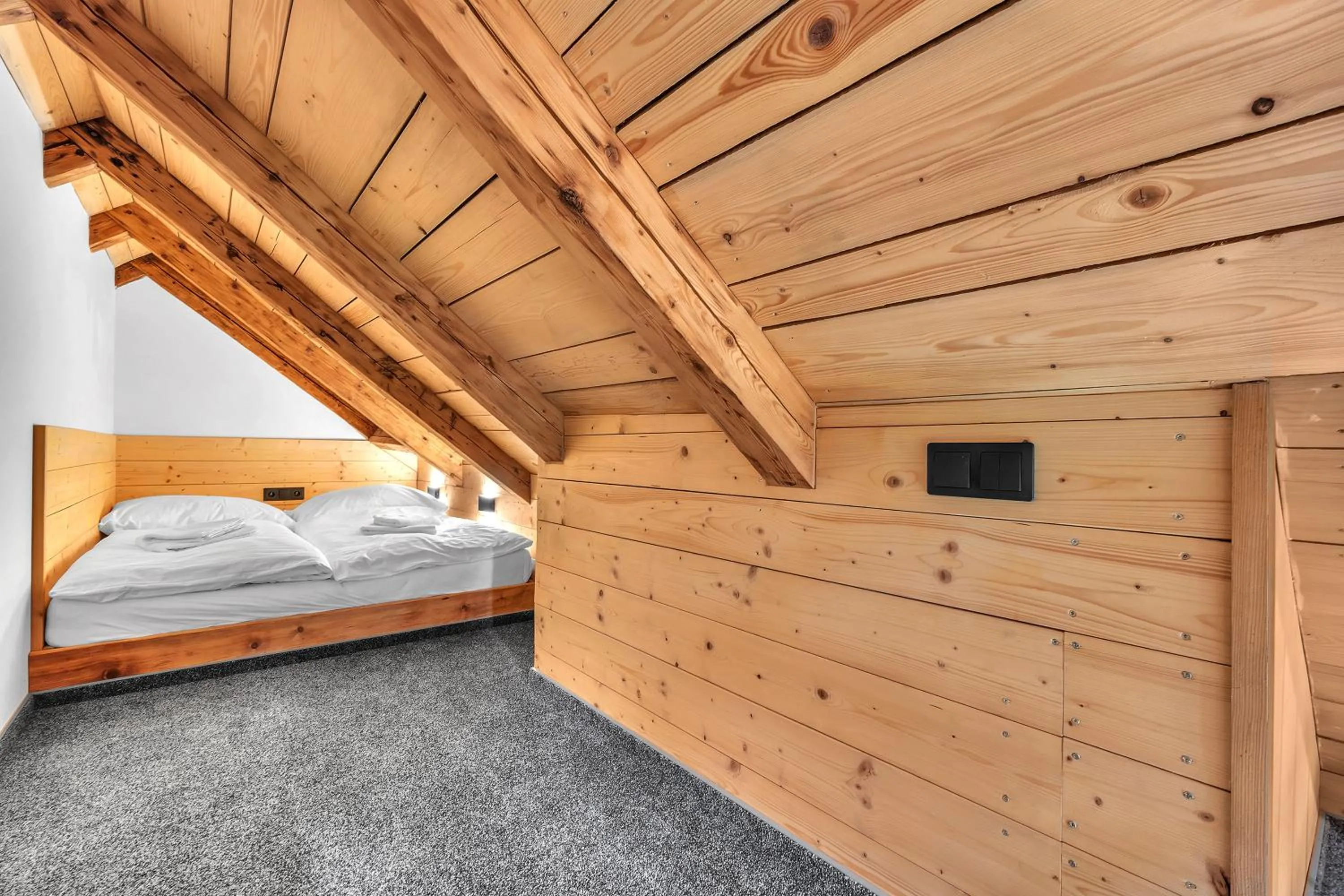 Photo of the whole room, Bed in Ludvíkova bouda