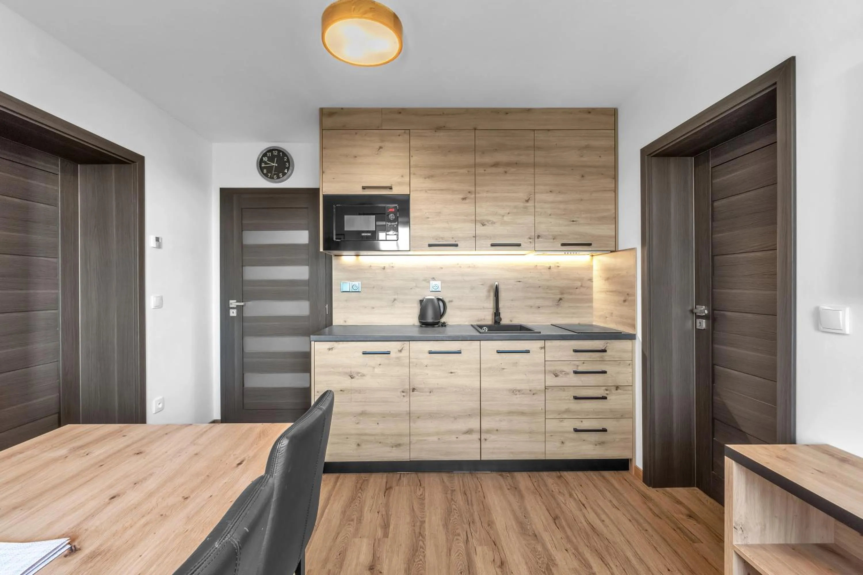 Kitchen or kitchenette in Ludvíkova bouda