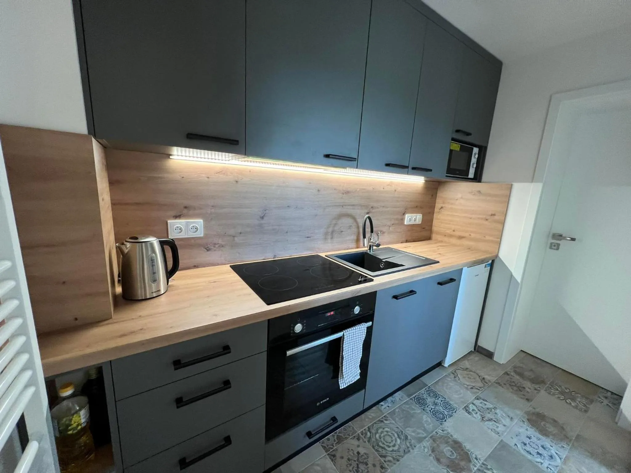 Kitchen or kitchenette in Ludvíkova bouda