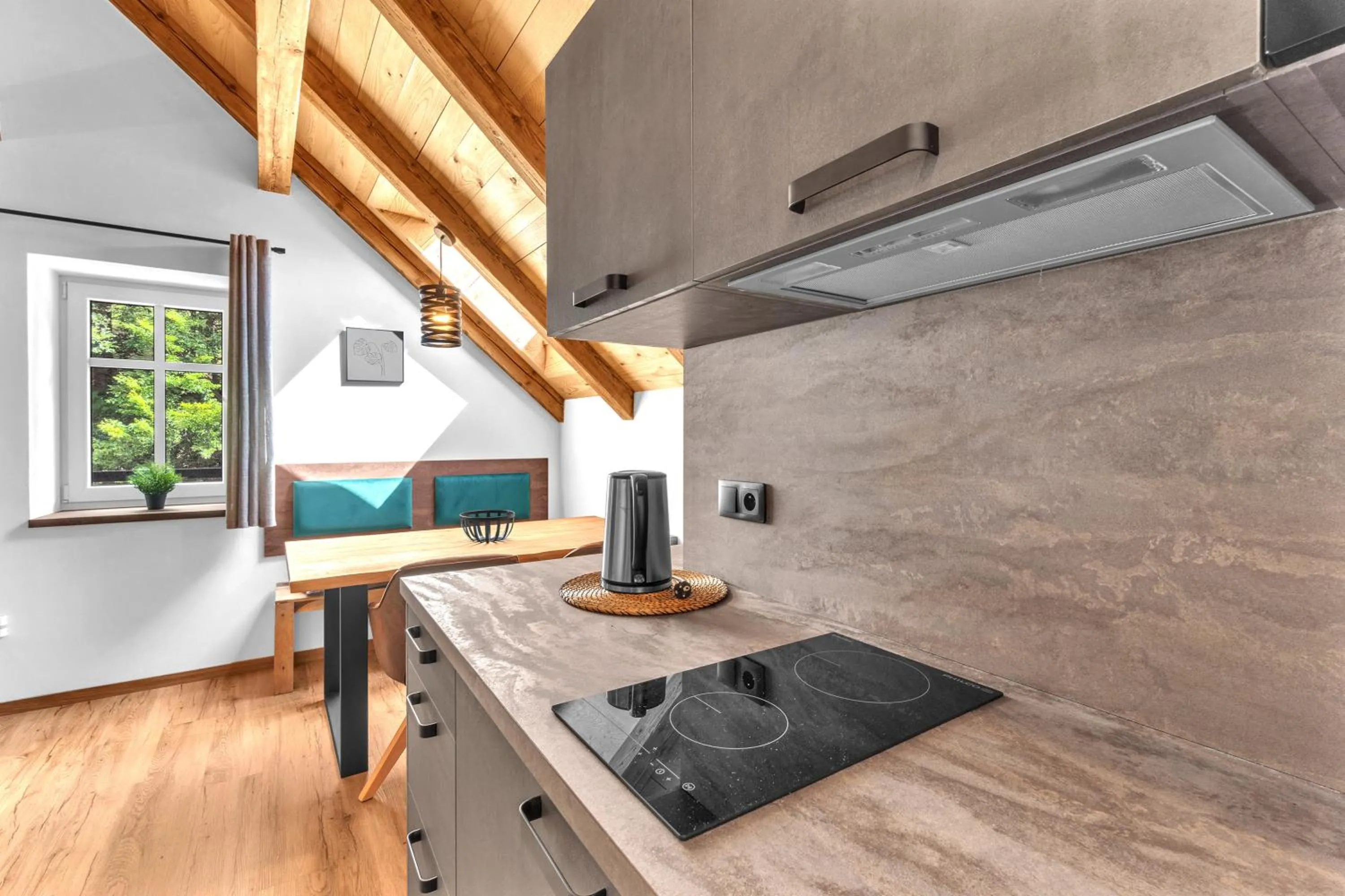 Kitchen or kitchenette in Ludvíkova bouda