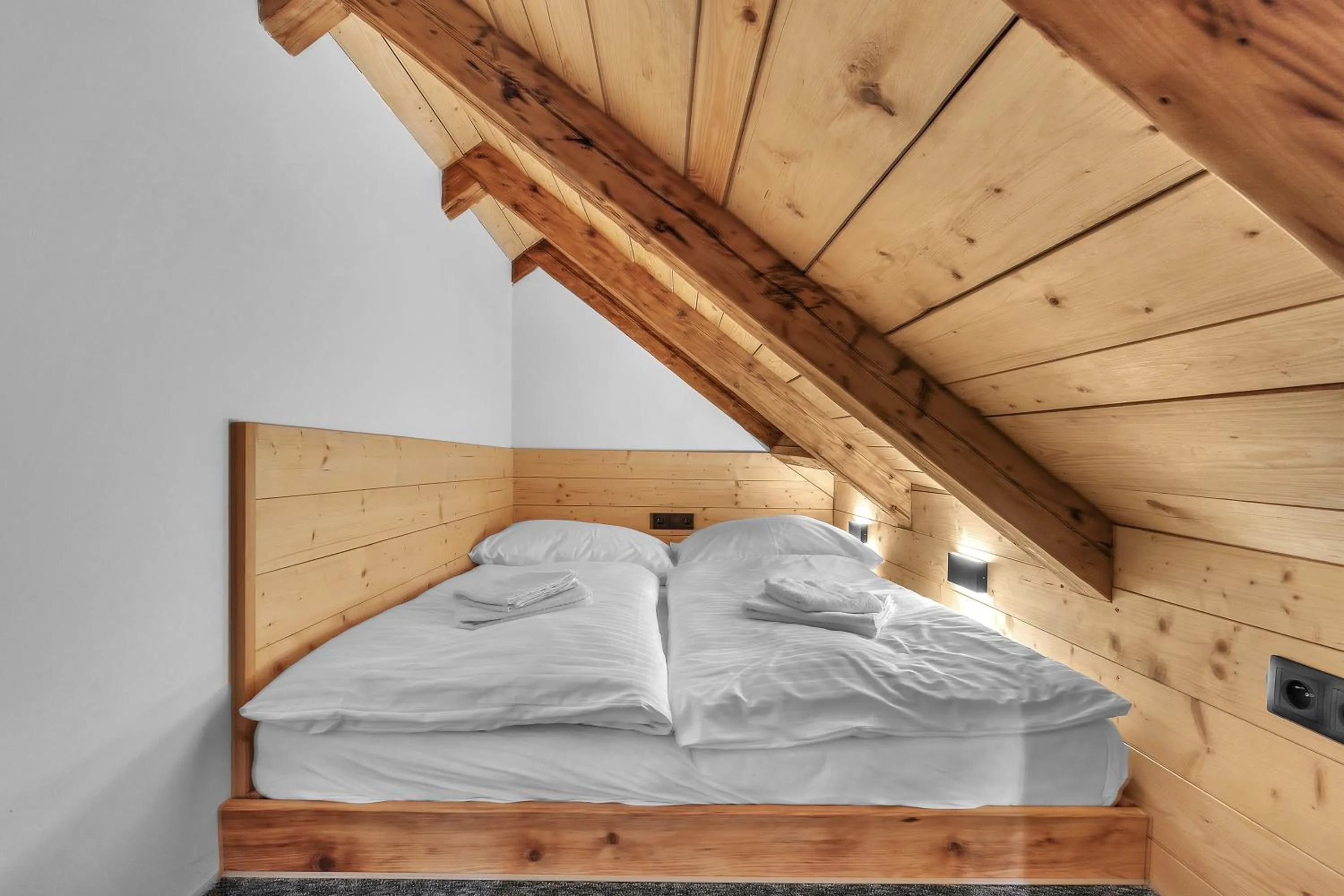 Photo of the whole room, Bed in Ludvíkova bouda