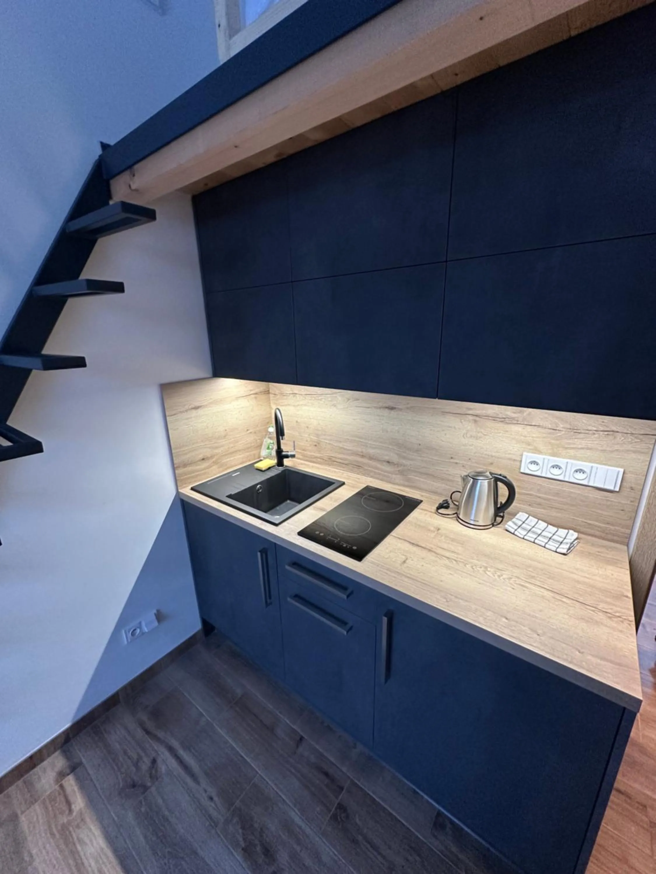 Kitchen or kitchenette in Ludvíkova bouda