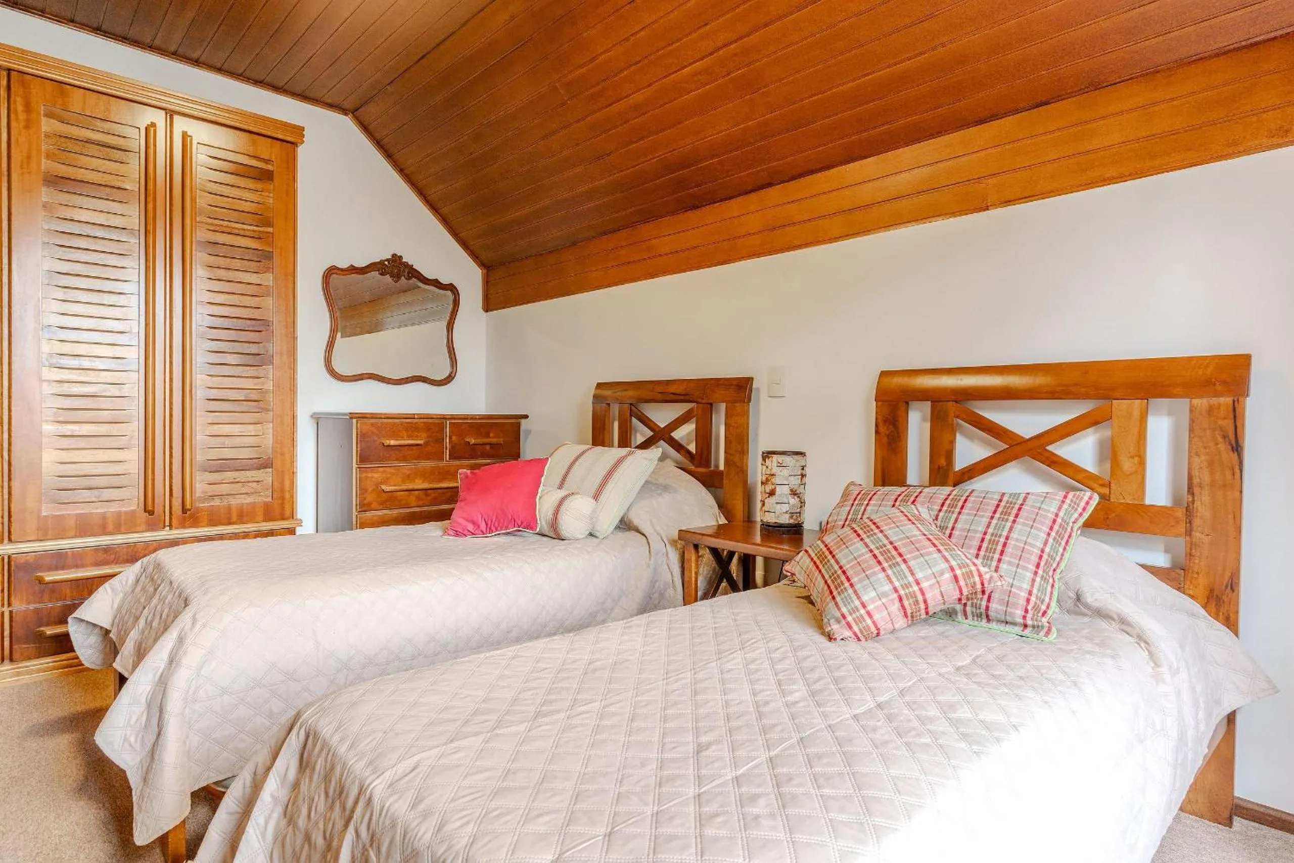 Bed in Lindo Apartamento próximo ao centro do Capivari