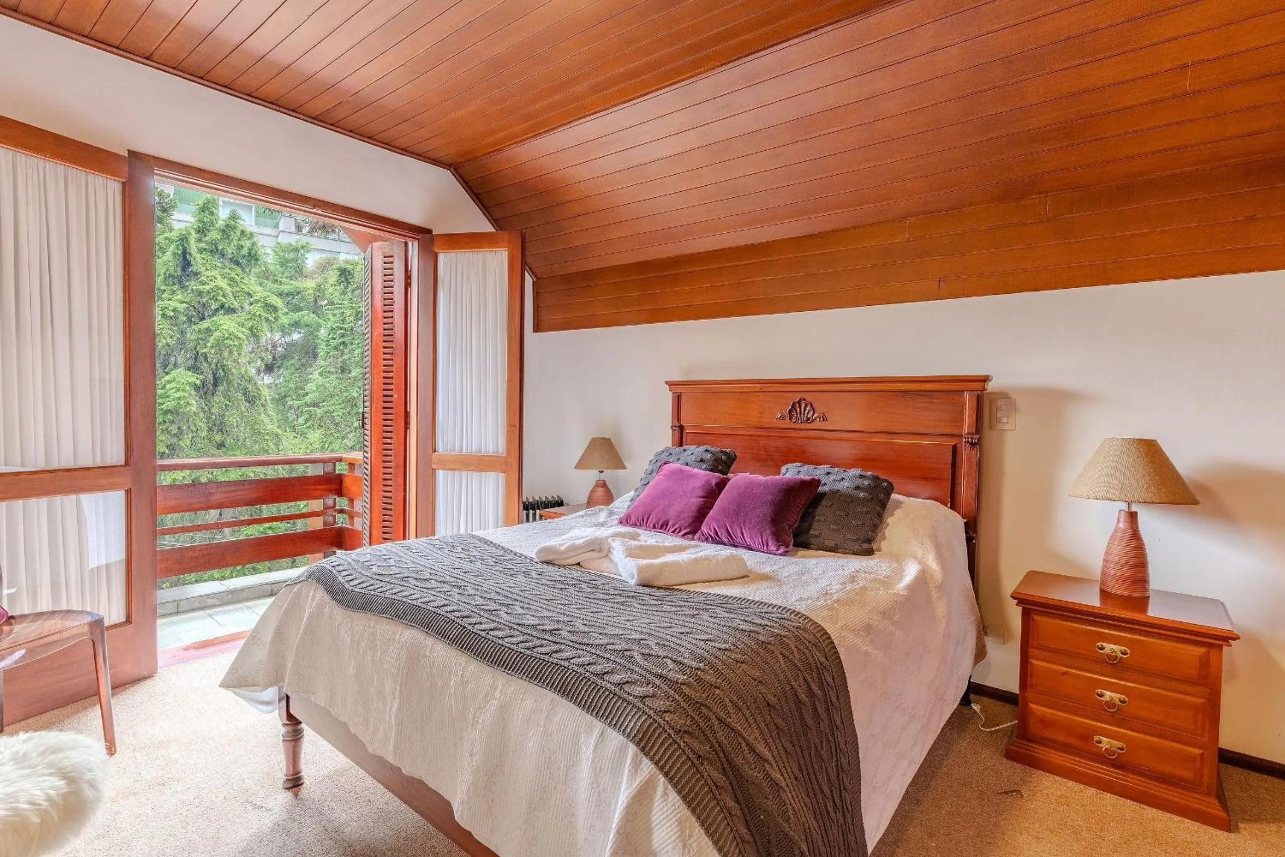 Bed in Lindo Apartamento próximo ao centro do Capivari