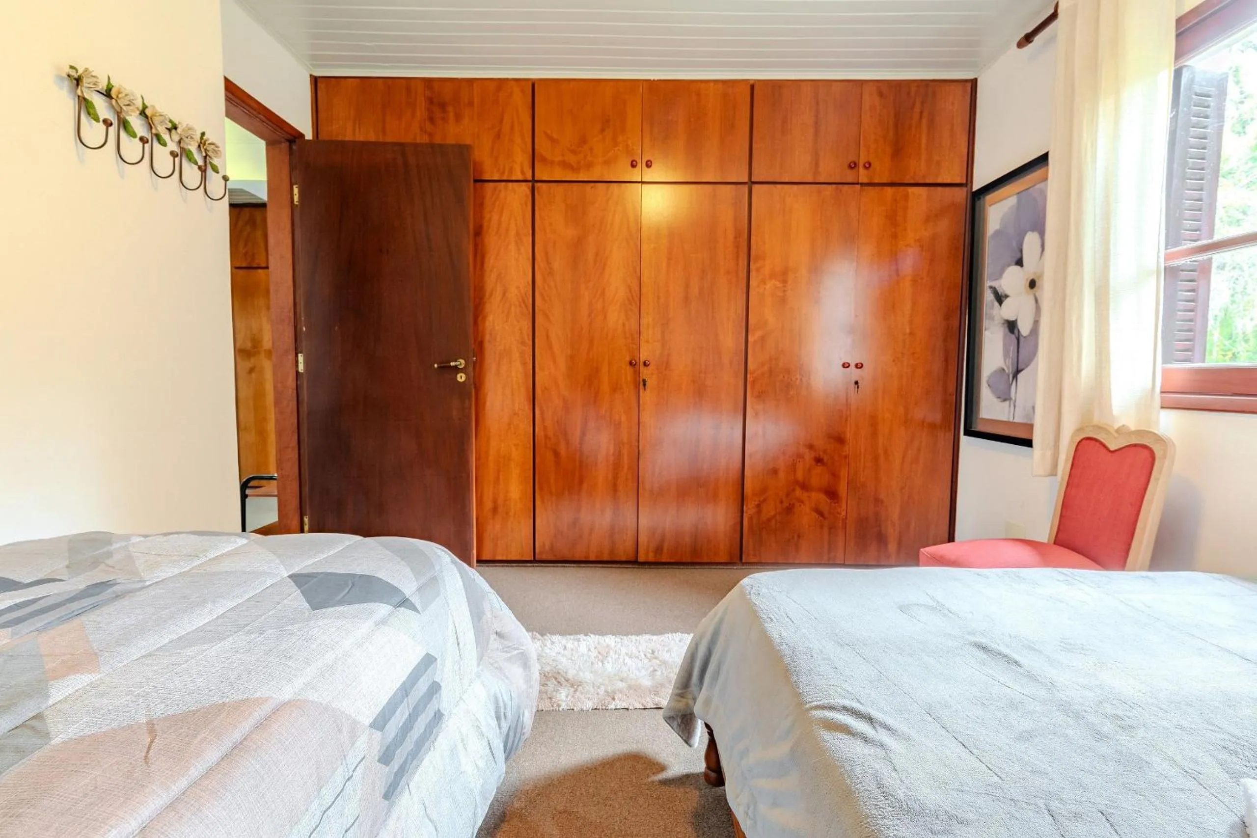 Bed in Lindo Apartamento próximo ao centro do Capivari