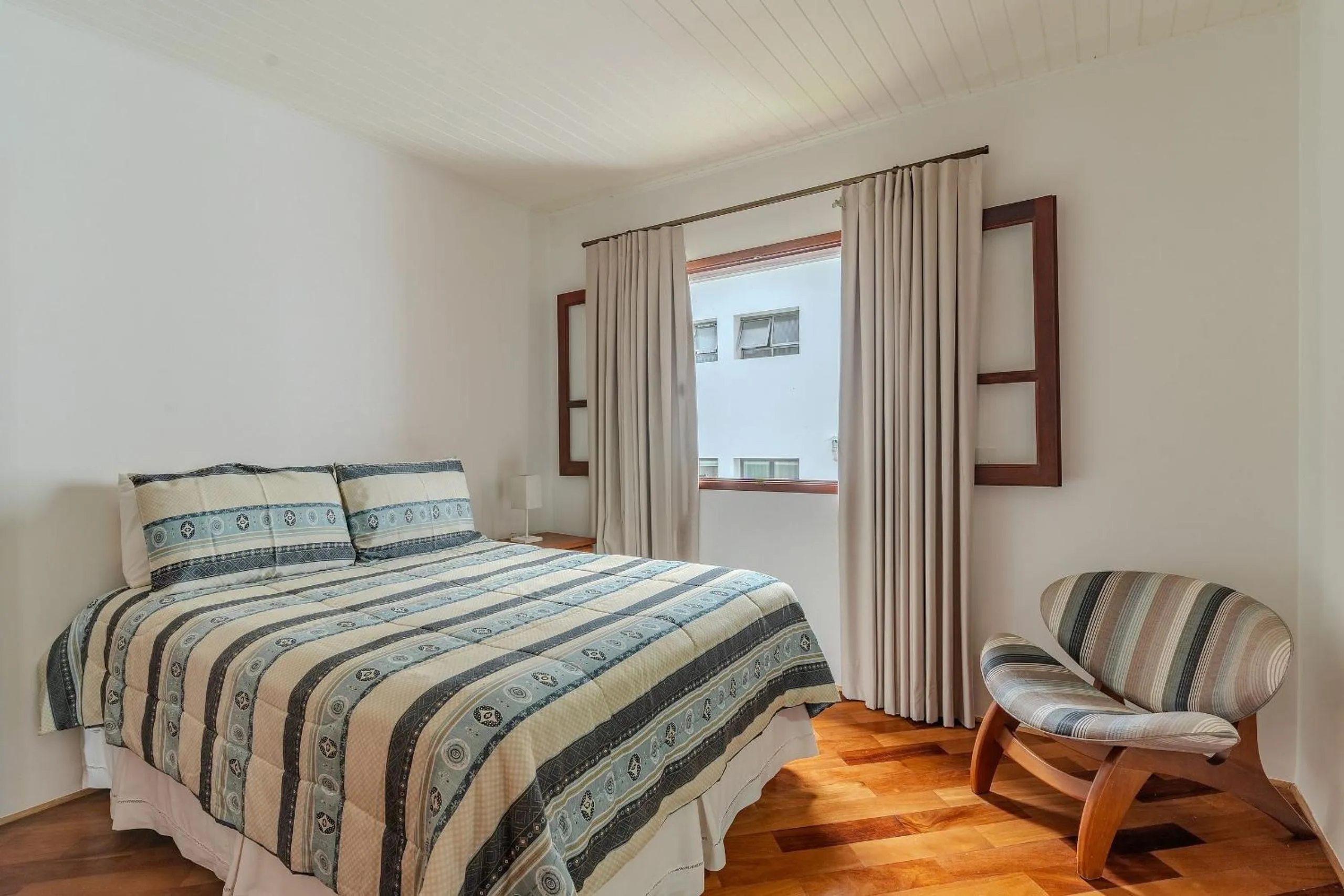 Bed in Lindo Apartamento próximo ao centro do Capivari