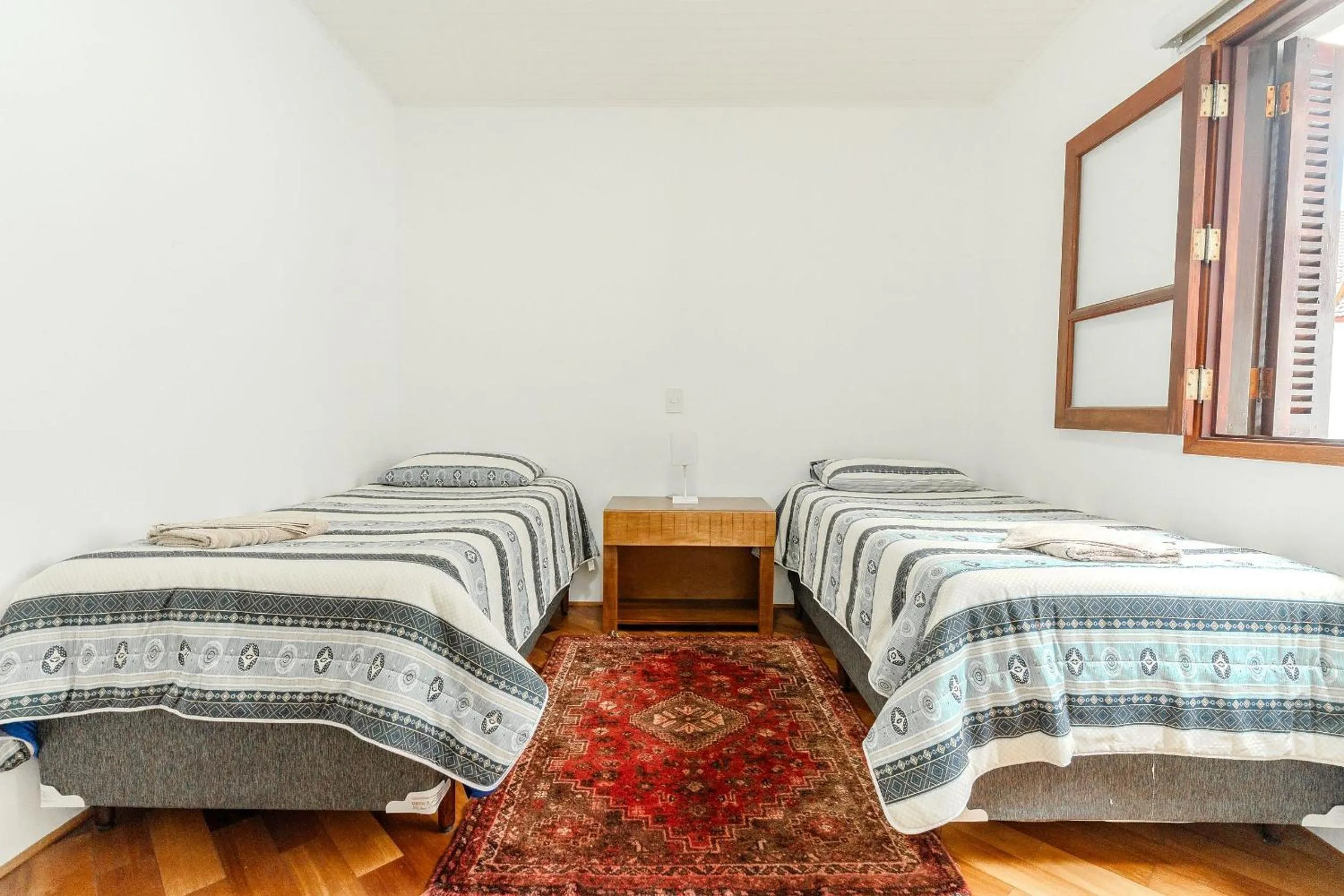 Bed in Lindo Apartamento próximo ao centro do Capivari