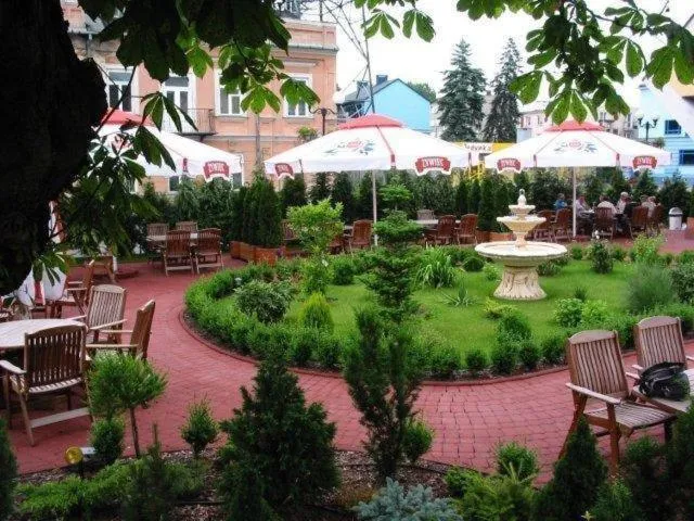 Garden in Hotel Janusz