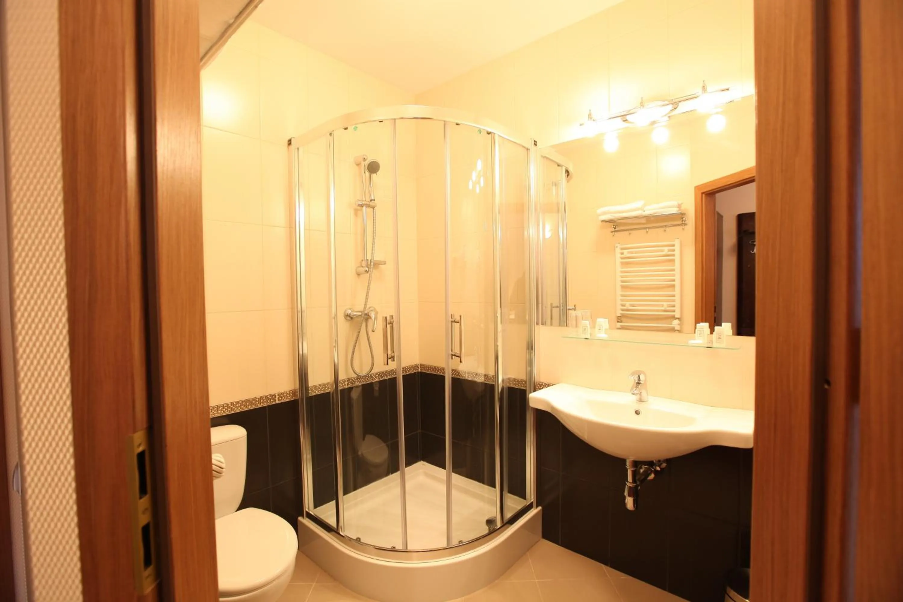 Bathroom in Hotel Janusz