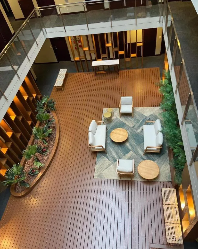 Seating area in Hotel Laghetto Stilo Borges