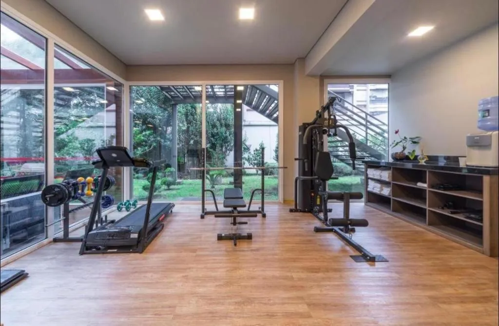 Fitness centre/facilities in Hotel Laghetto Stilo Borges