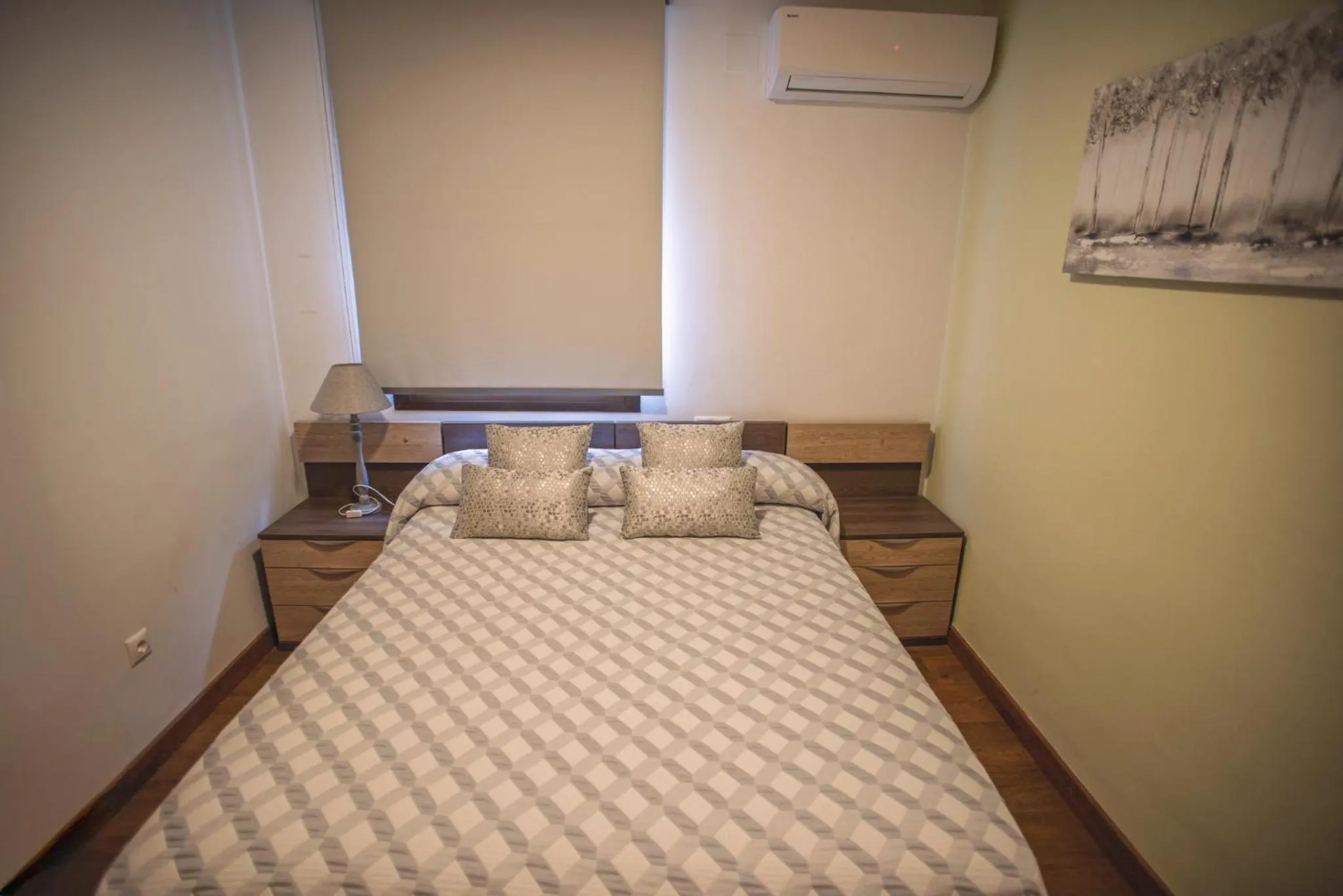 Bed in Hotel Rural Aznaitín