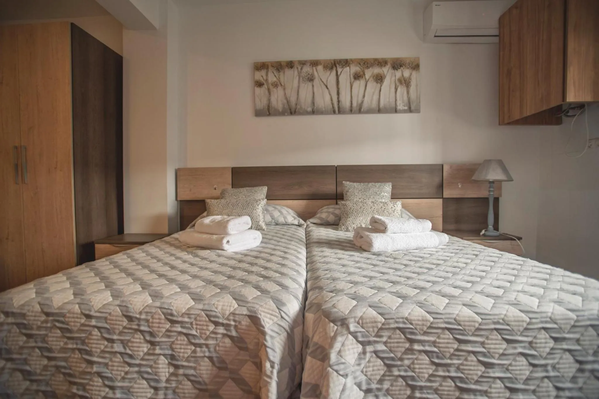 Bed in Hotel Rural Aznaitín