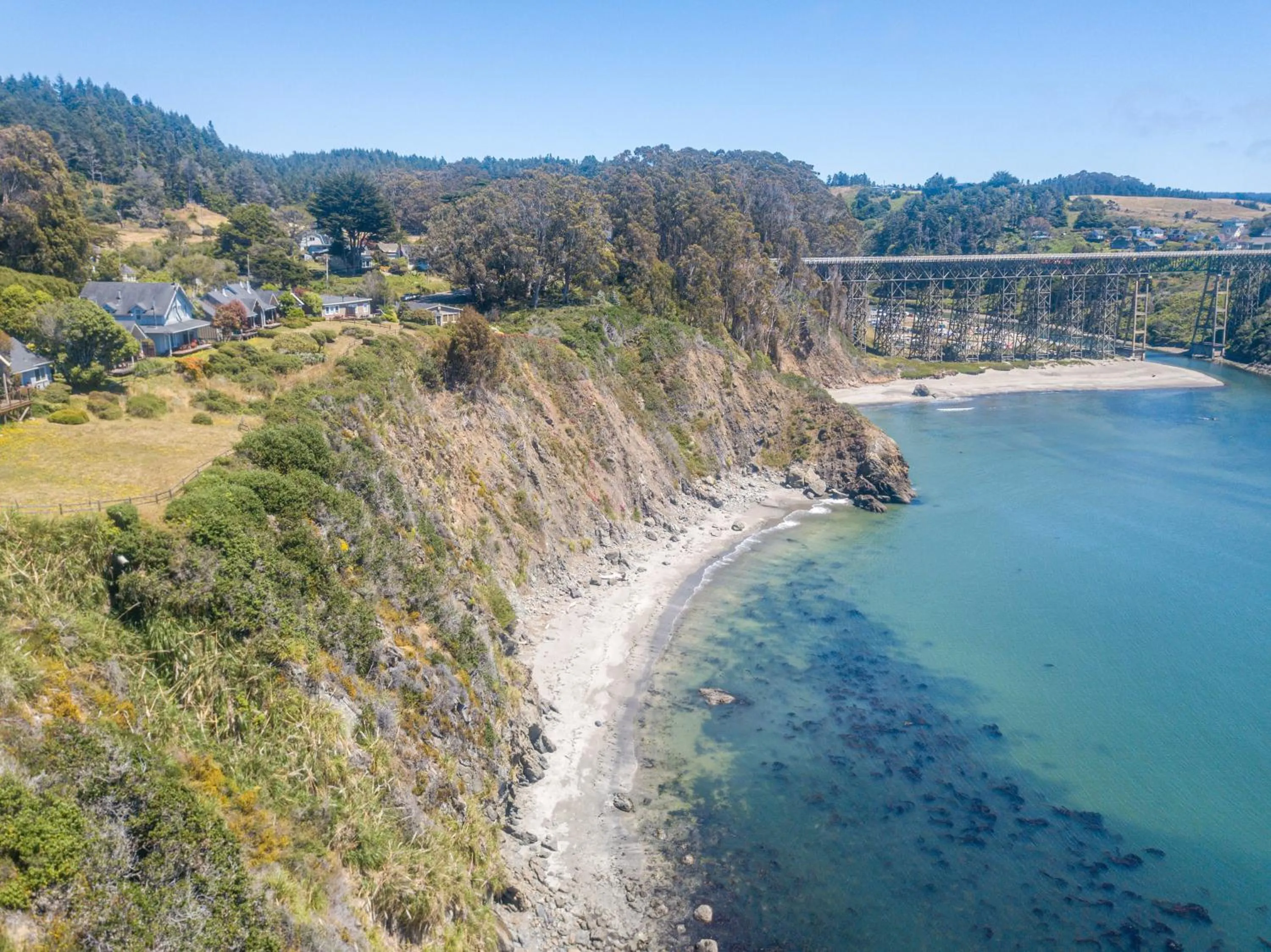 Bird's eye view in SCP Mendocino Coast Lodge