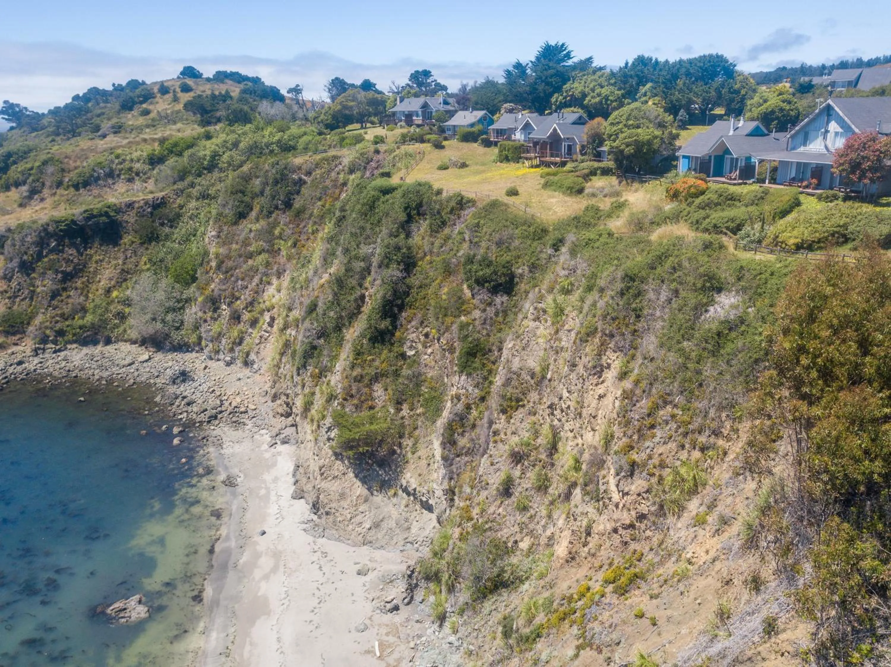 Bird's eye view in SCP Mendocino Coast Lodge