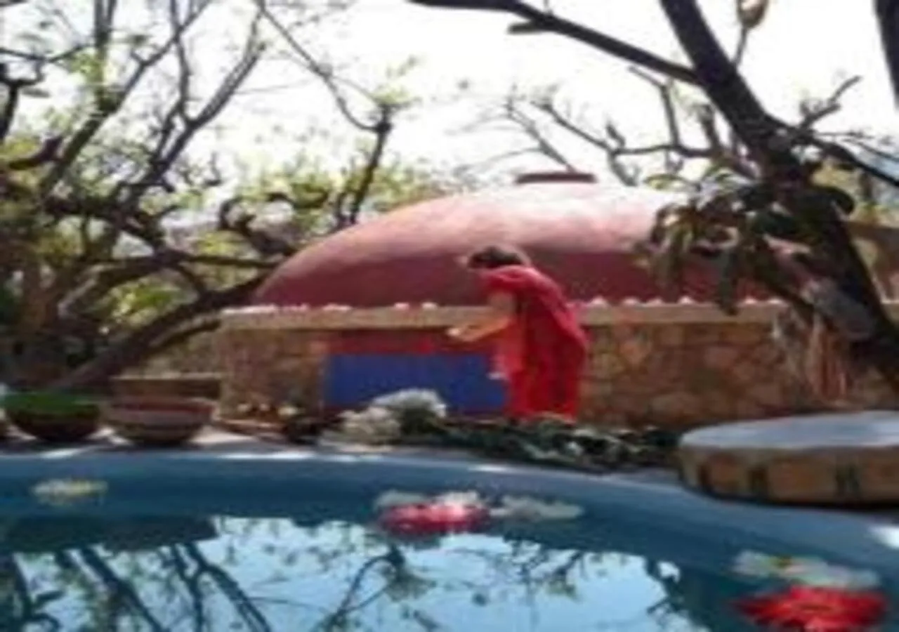 Steam room in Casa Shambhala Malinalco