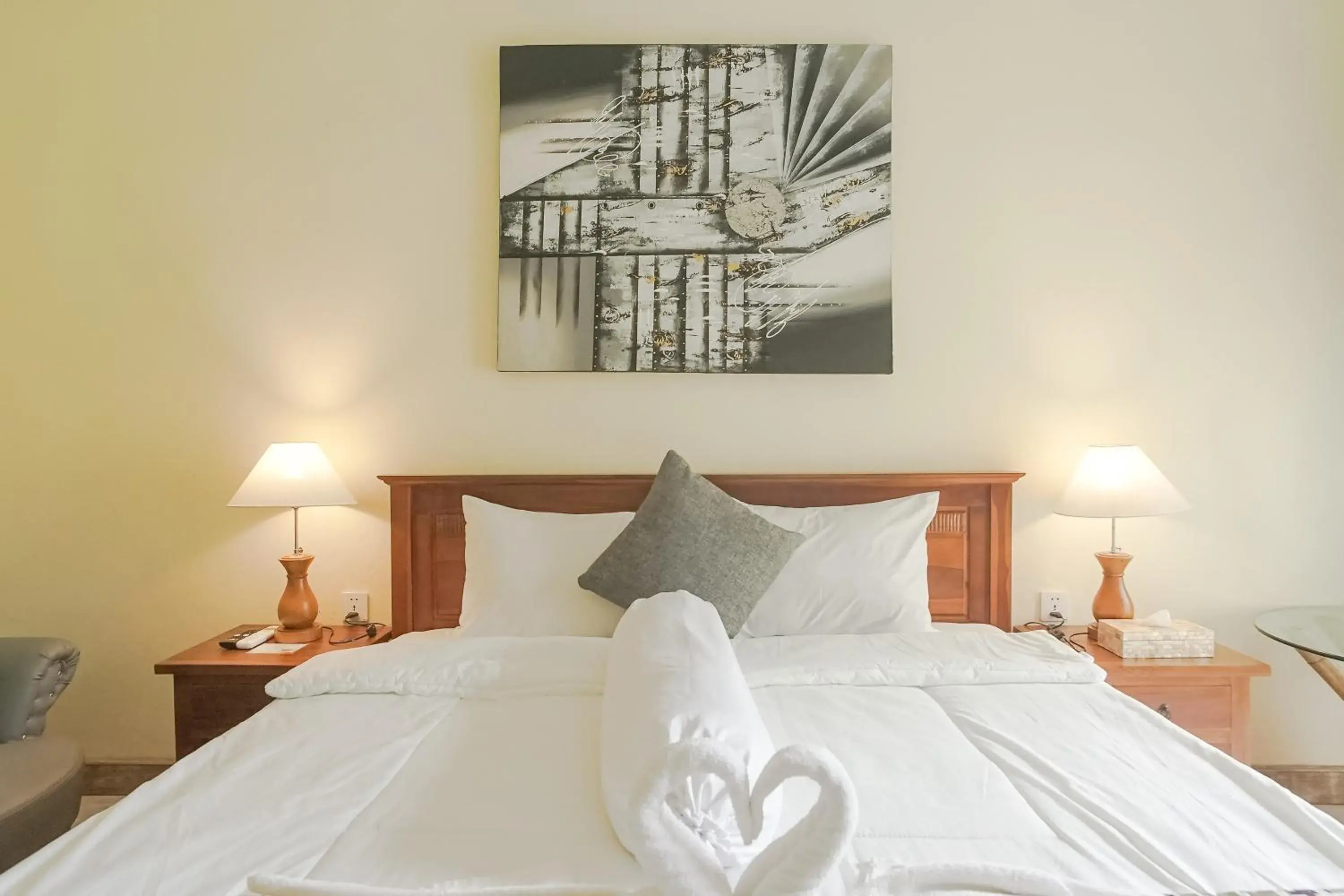 Bed in Giri Krisna Guest House Bed in Giri Krisna Guest House