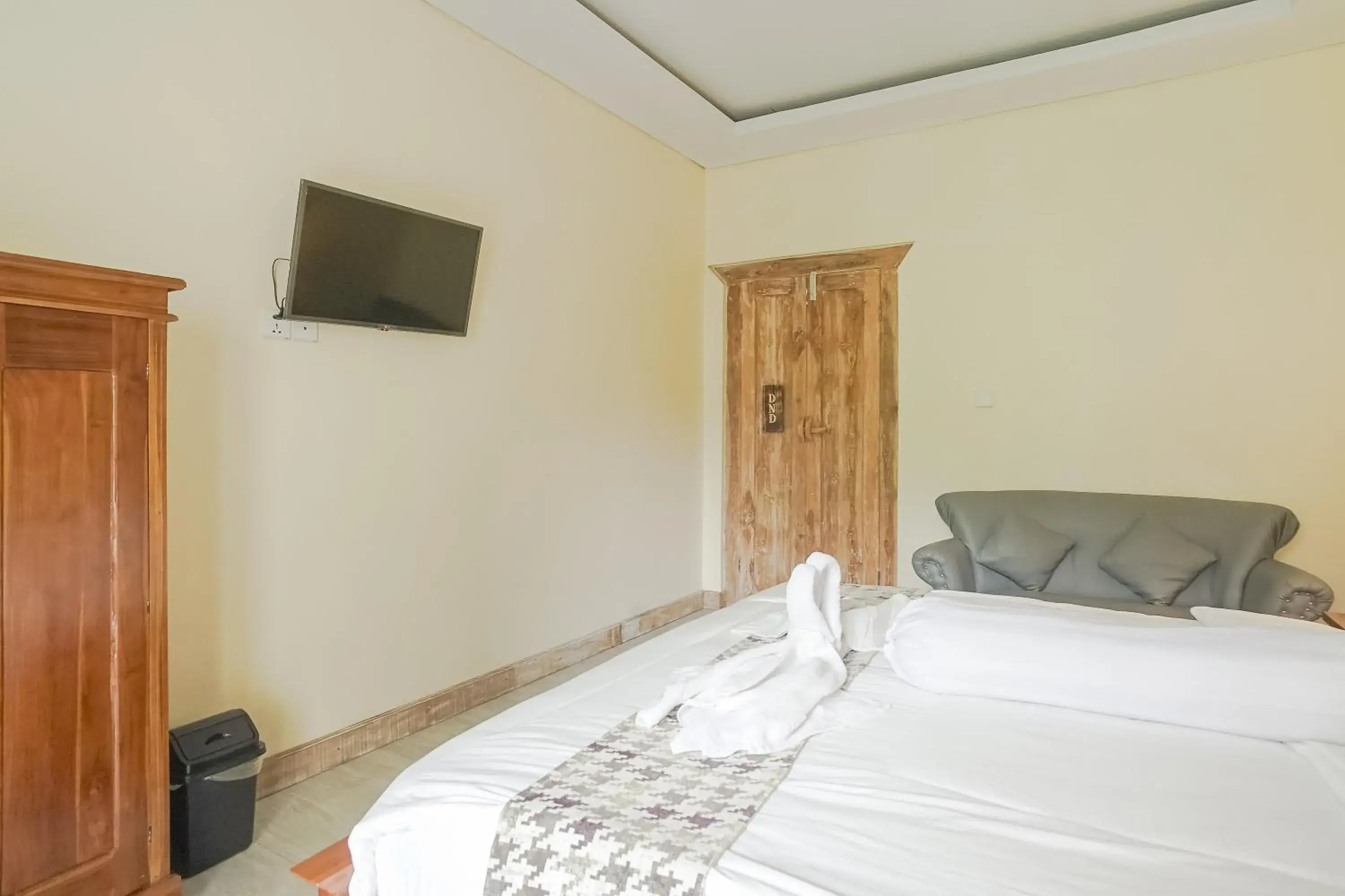 Bed in Giri Krisna Guest House Bed in Giri Krisna Guest House