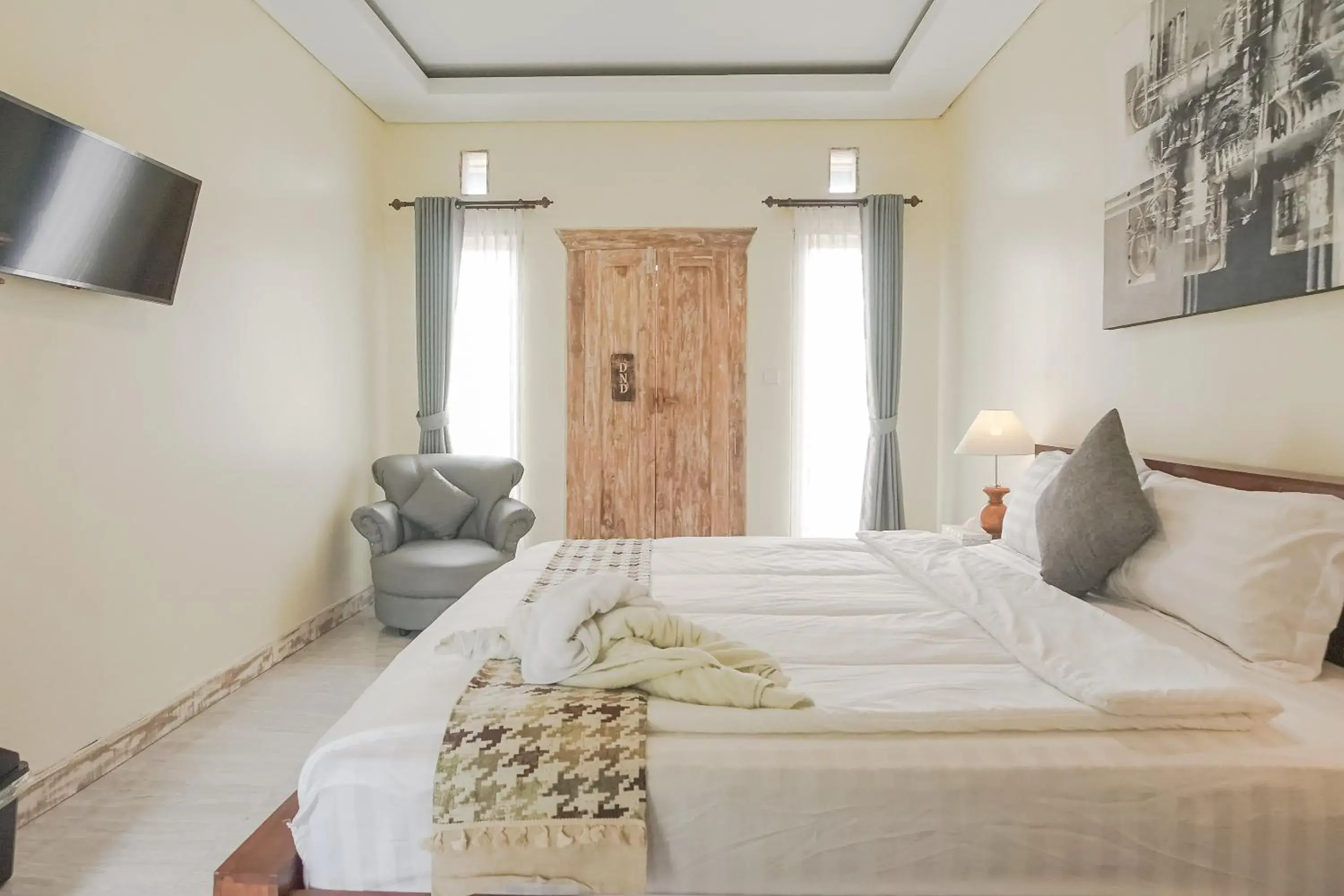 Bed in Giri Krisna Guest House Bed in Giri Krisna Guest House