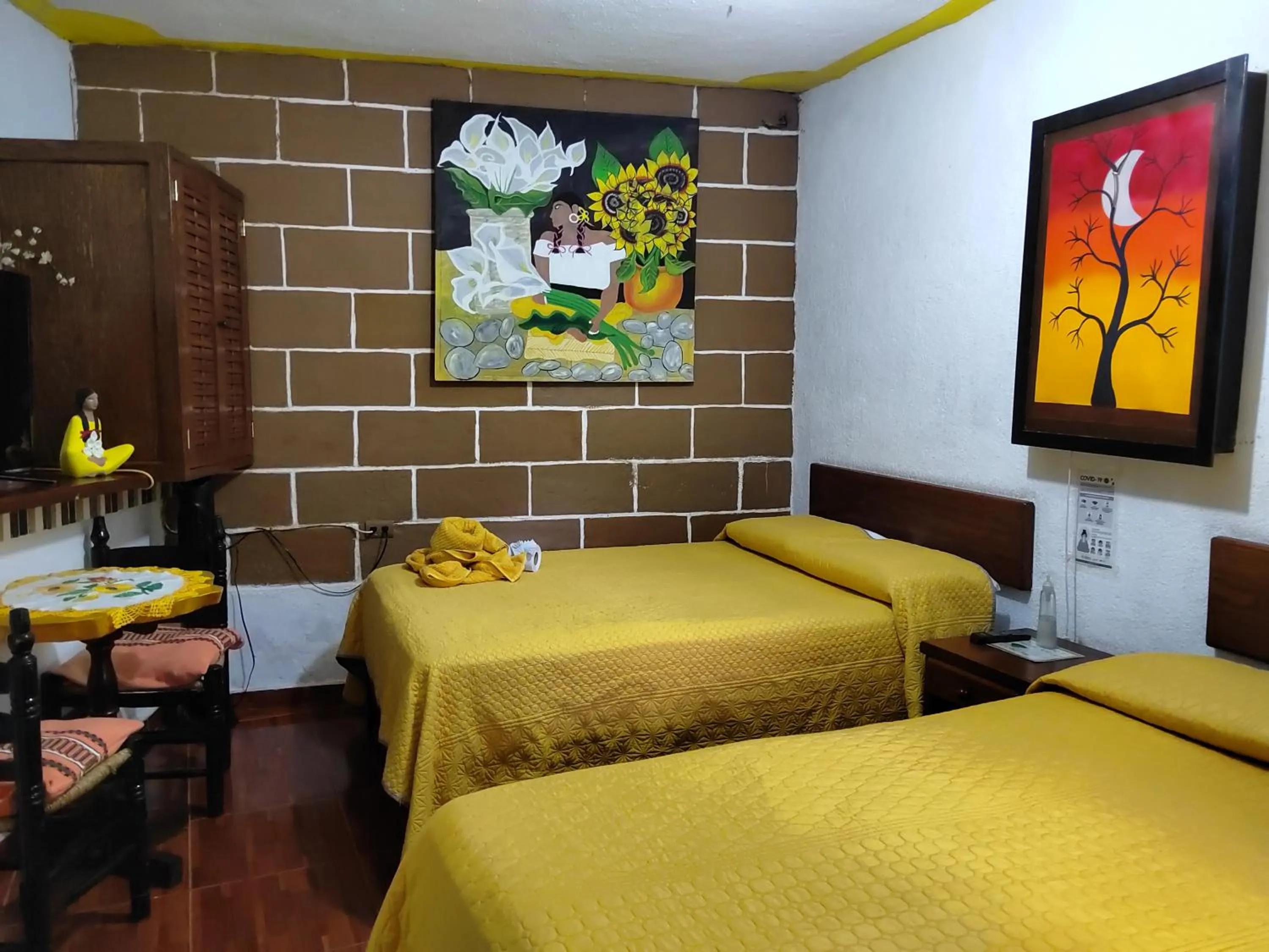Bed in Casa Ticitl temazcalli