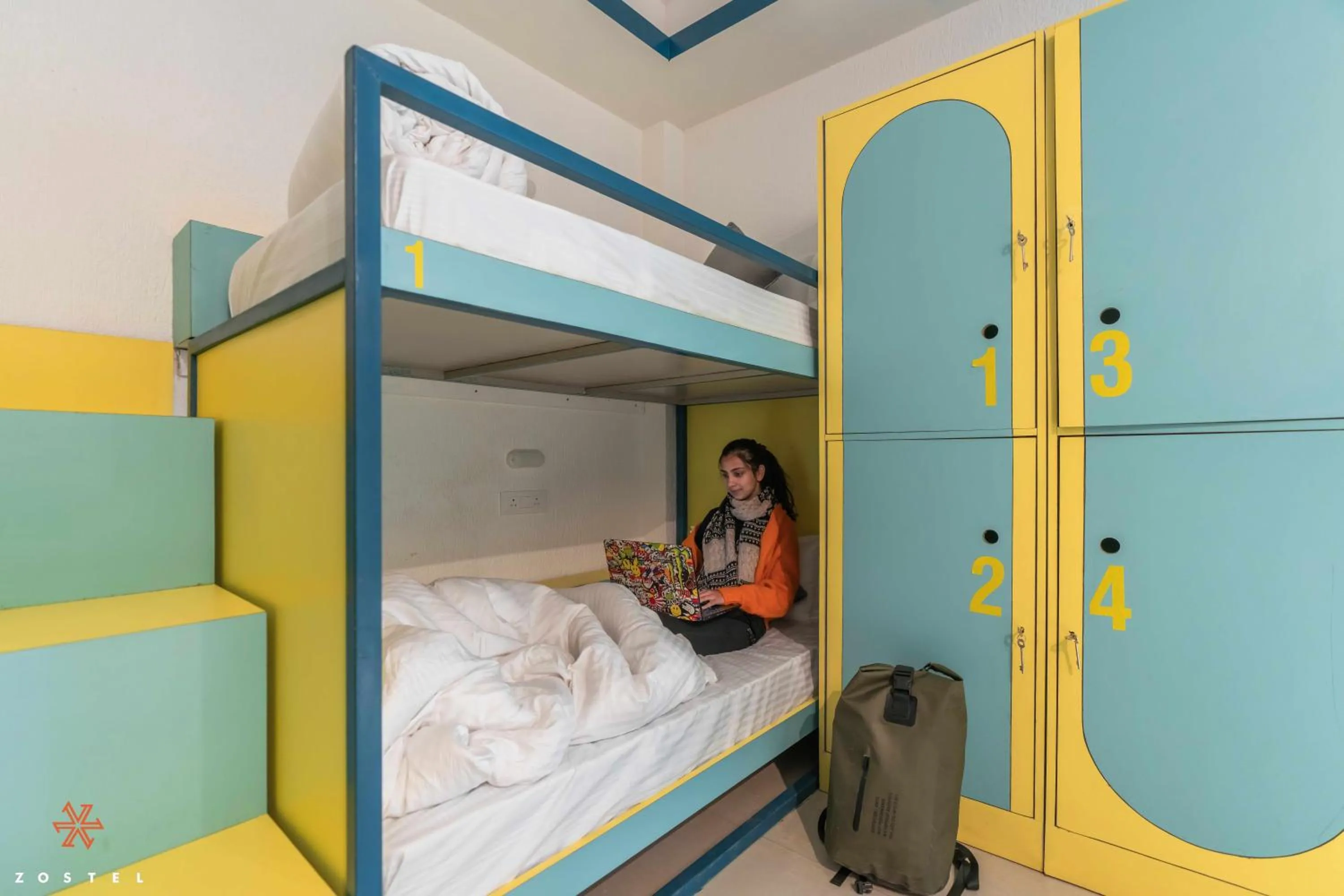 Bed in Zostel Mussoorie (Mall Road)