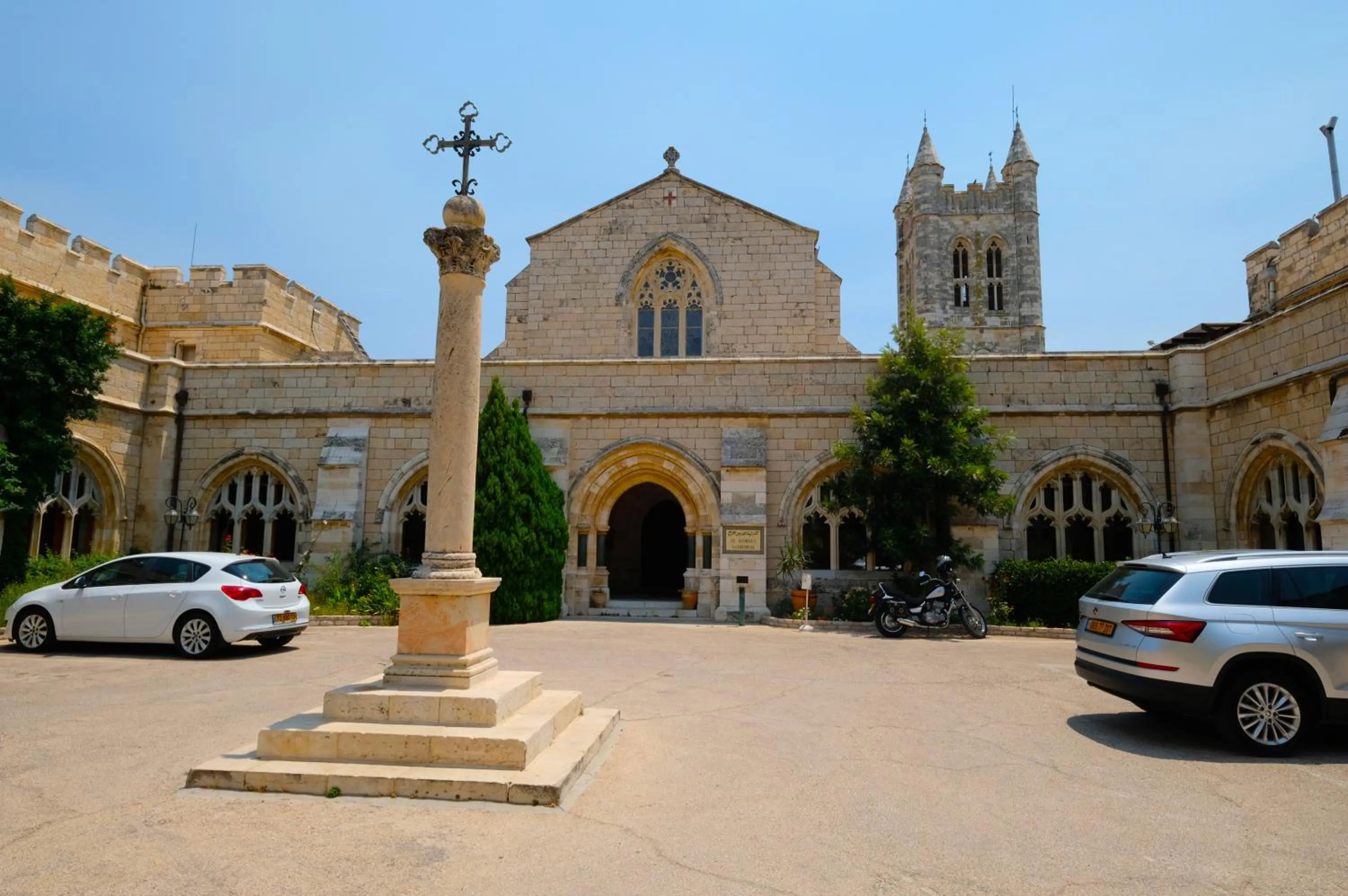 Facade/entrance in St. George’s Cathedral Pilgrim Guesthouse – Jerusalem