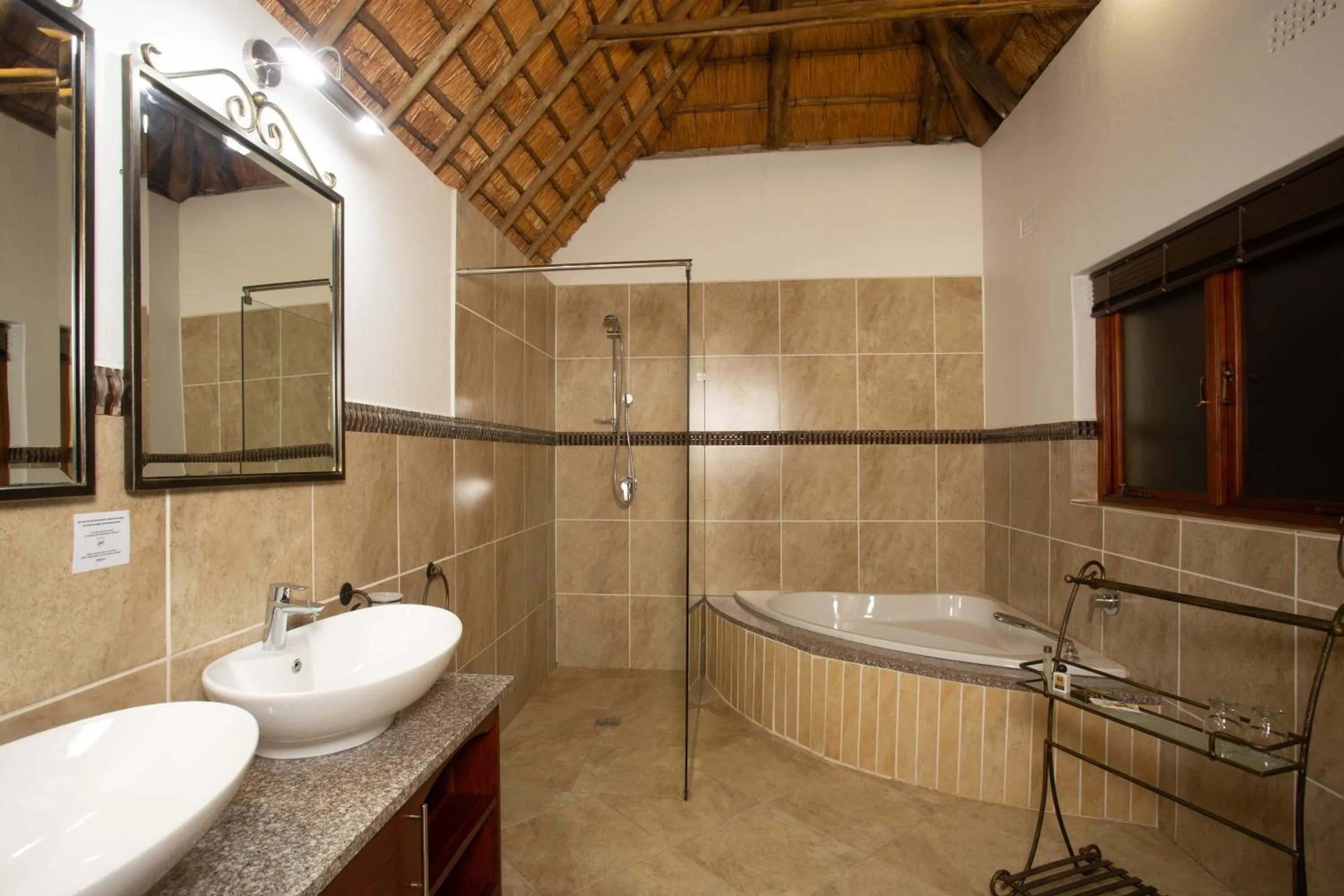 Bathroom in Kubu Safari Lodge