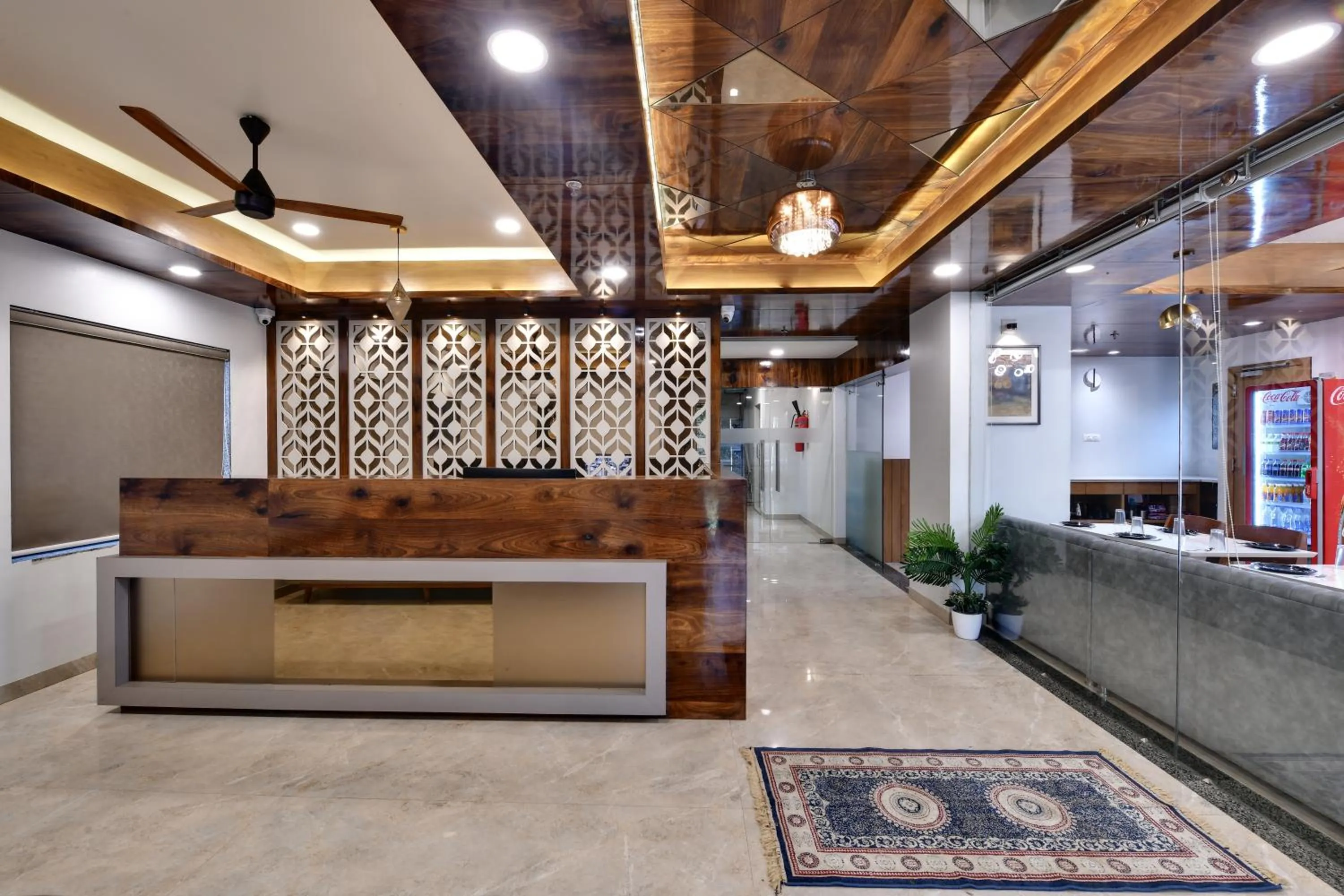 Lobby or reception in HOTEL RADHIKA