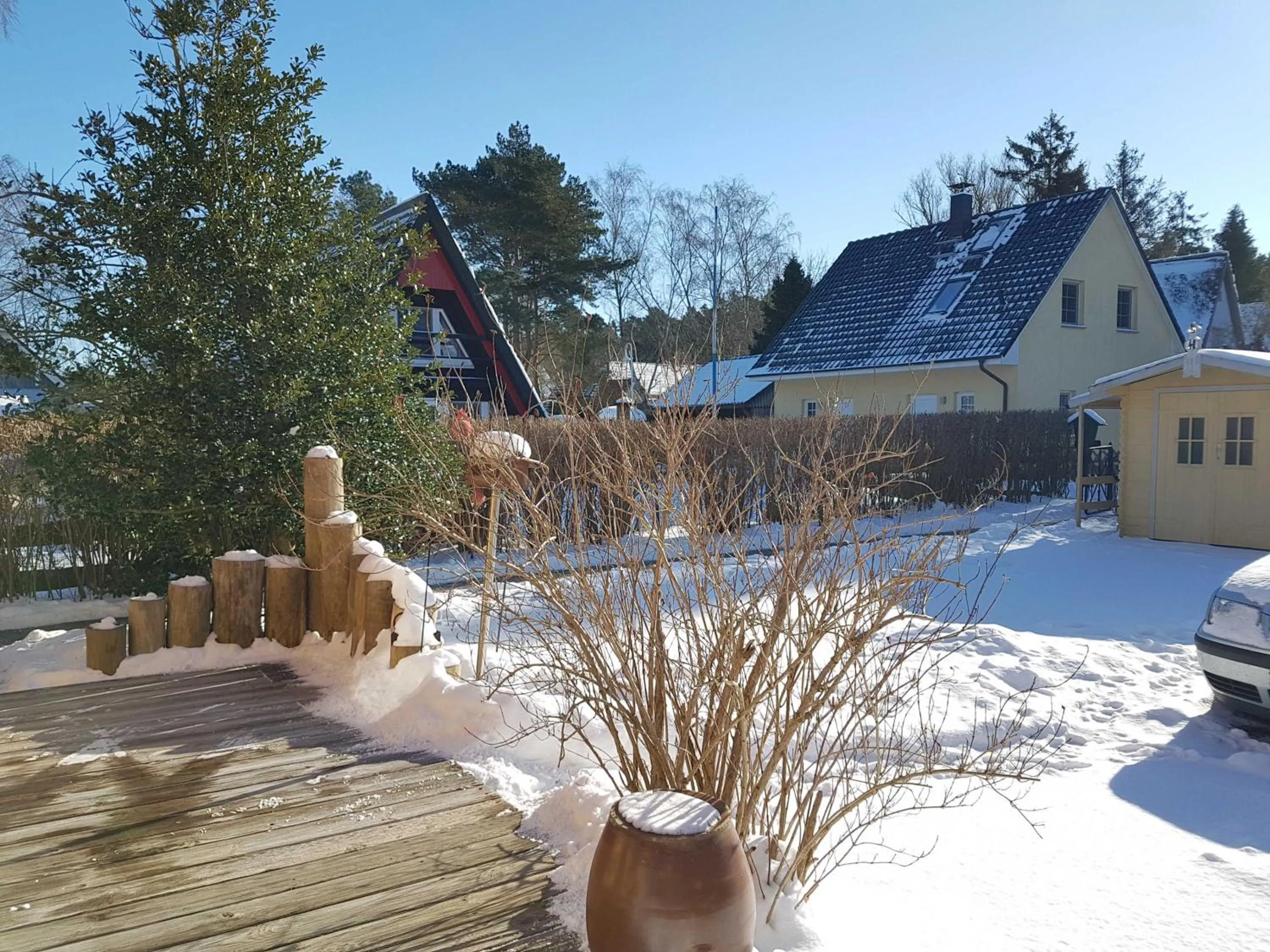 View (from property/room) in Ferienhaus "Halfdin- Halfmin"