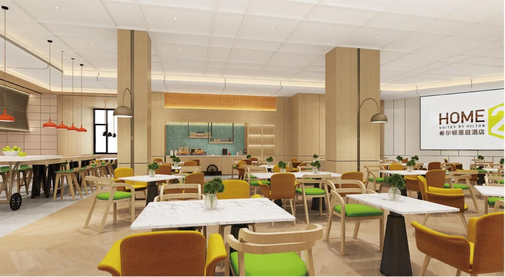 Restaurant/places to eat in Home2 Suites By Hilton Hotel Guangzhou Baiyun International Airport Branch - Free Shuttle Bus to Guangzhou Baiyun International Airport & Free Deliver Service to Canton Fair Complex During Canton Fair Period